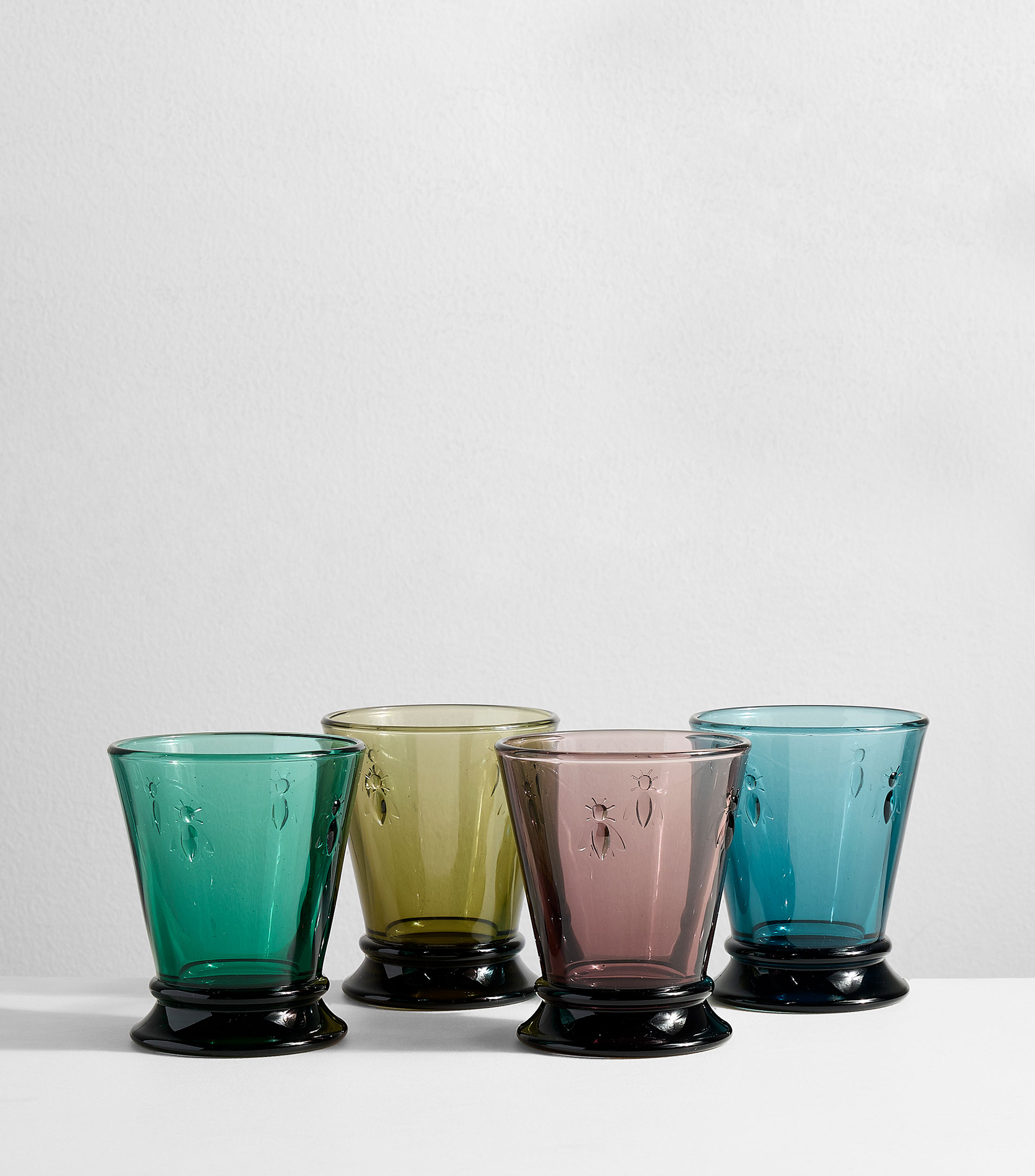 Set 4 vasos Abeille