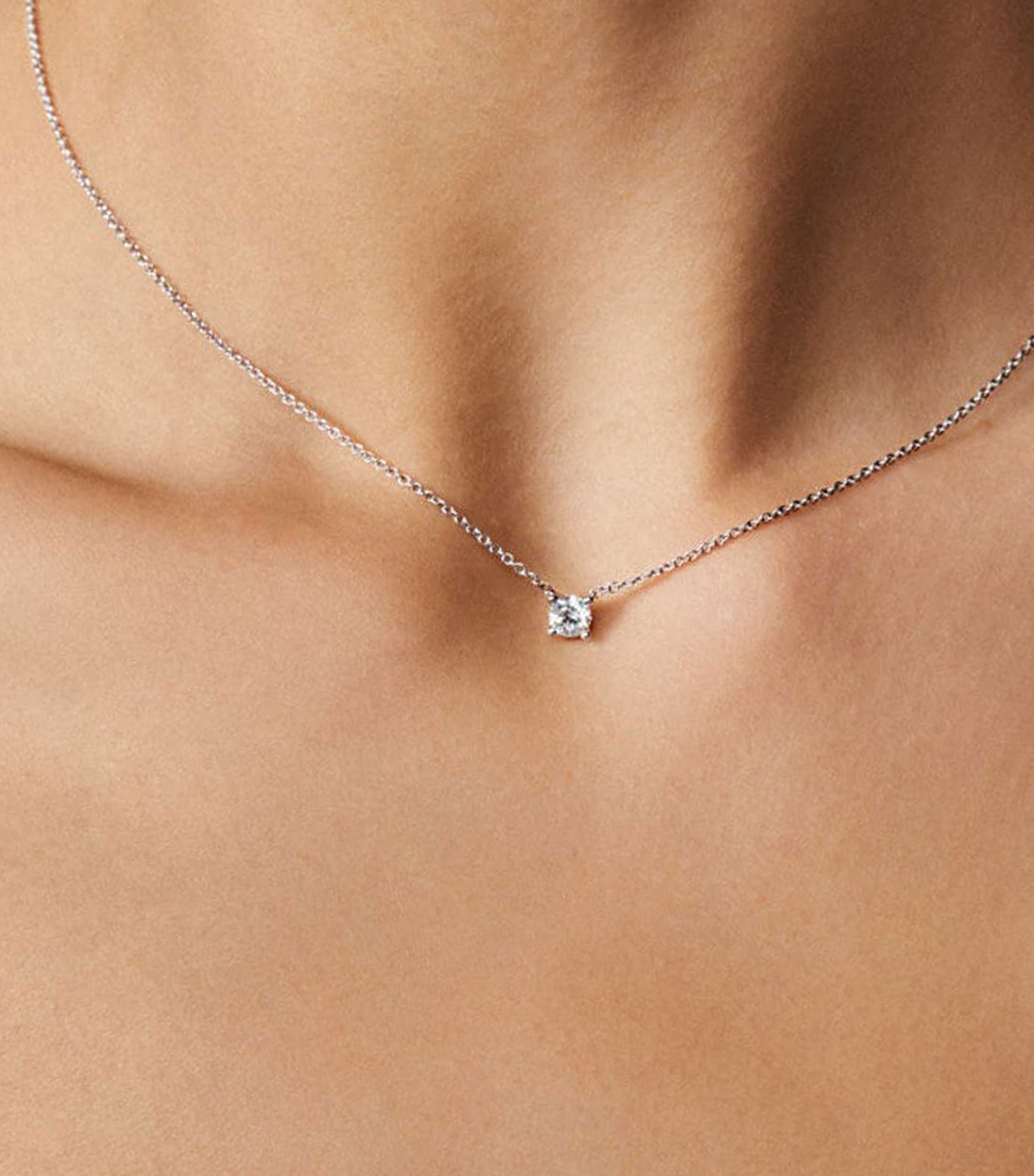 Collar en oro blanco 18 Kts Grace Mujer
