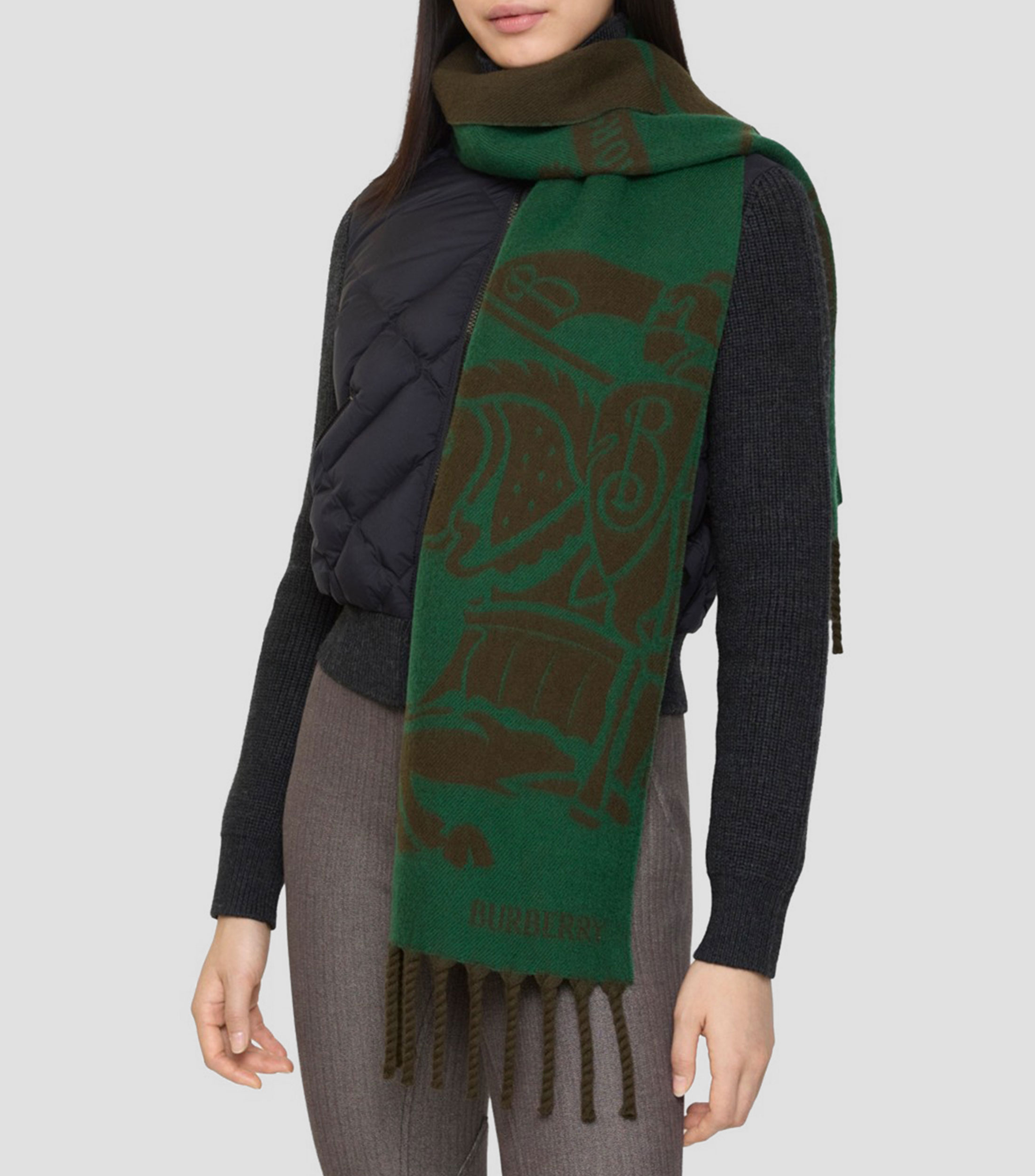 Bufanda con estampado Unisex