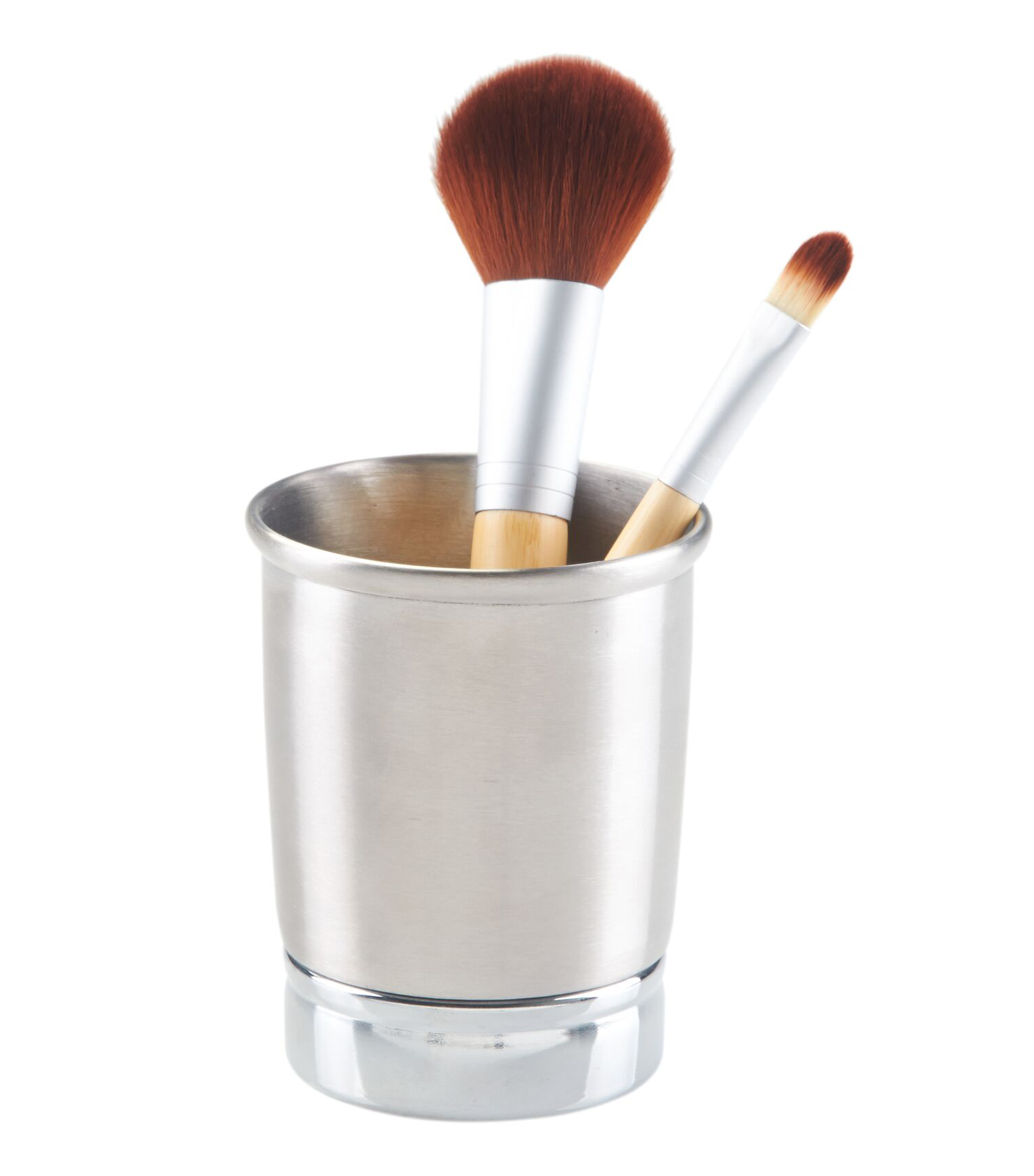 Vaso para Baño York Plateado en Acero Inoxidable