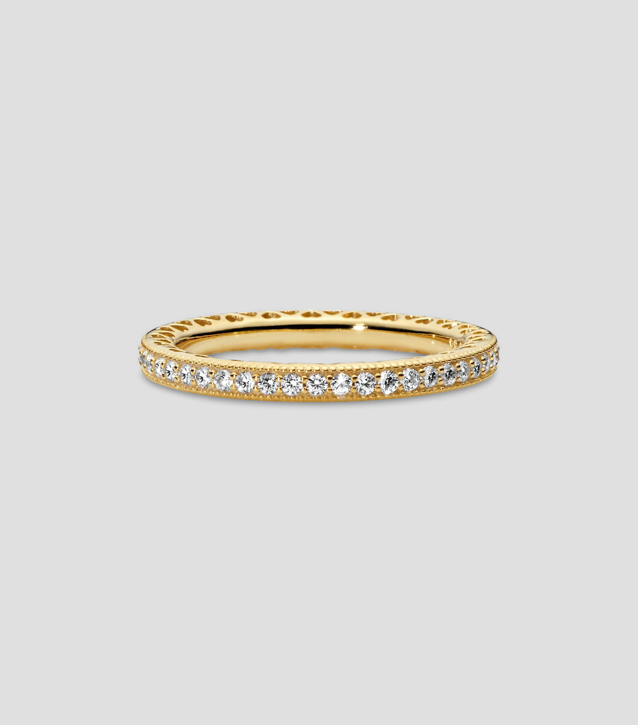 Anillo Pandora Signature con corazones radiantes Mujer Talla: 48