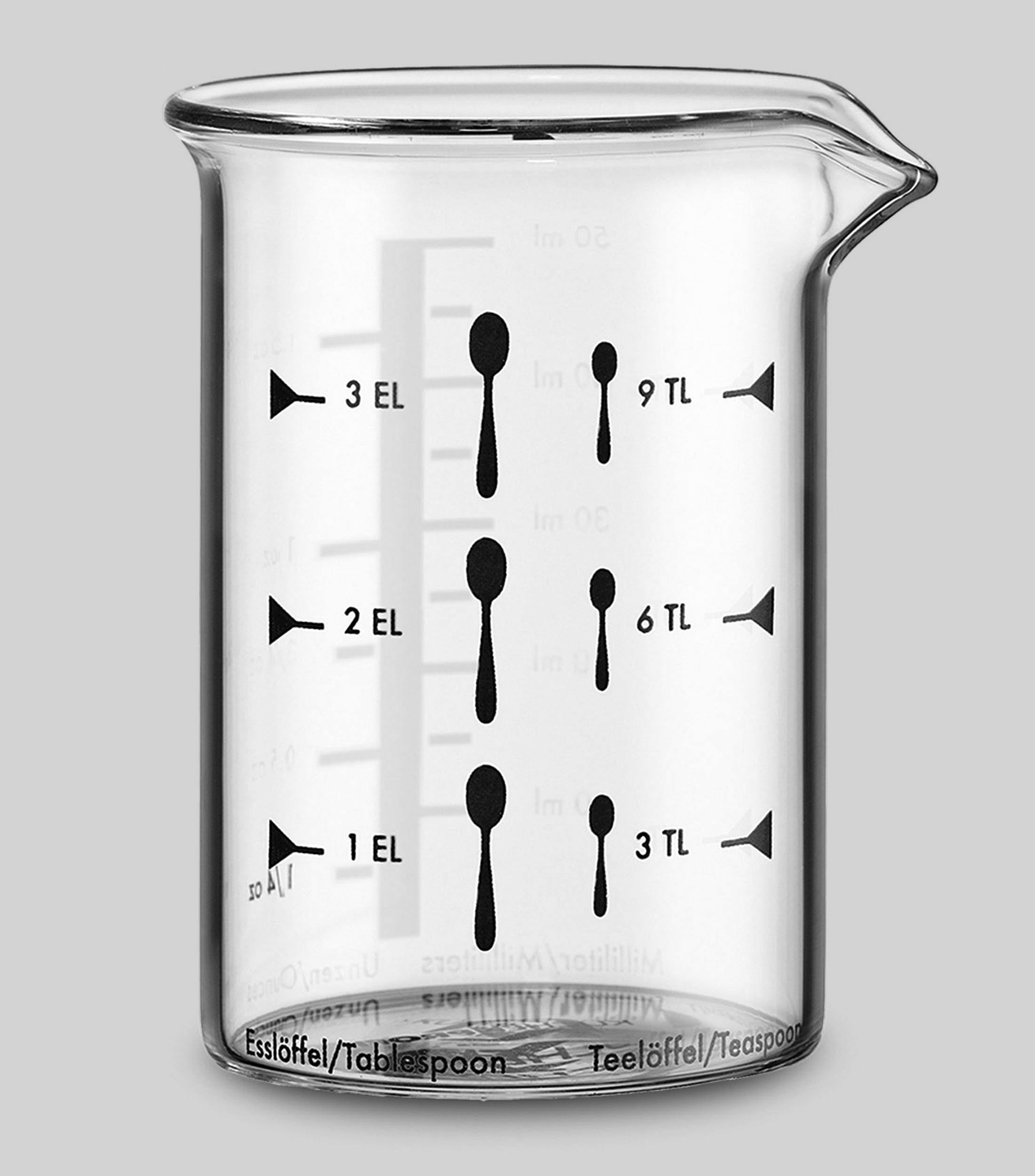 Jarra medidora en vidrio 50 ml