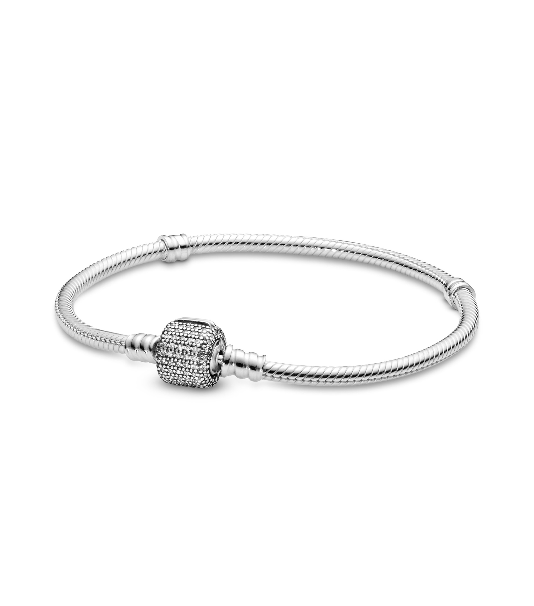 Brazalete en plata Icons Unisex Talla 16 cm