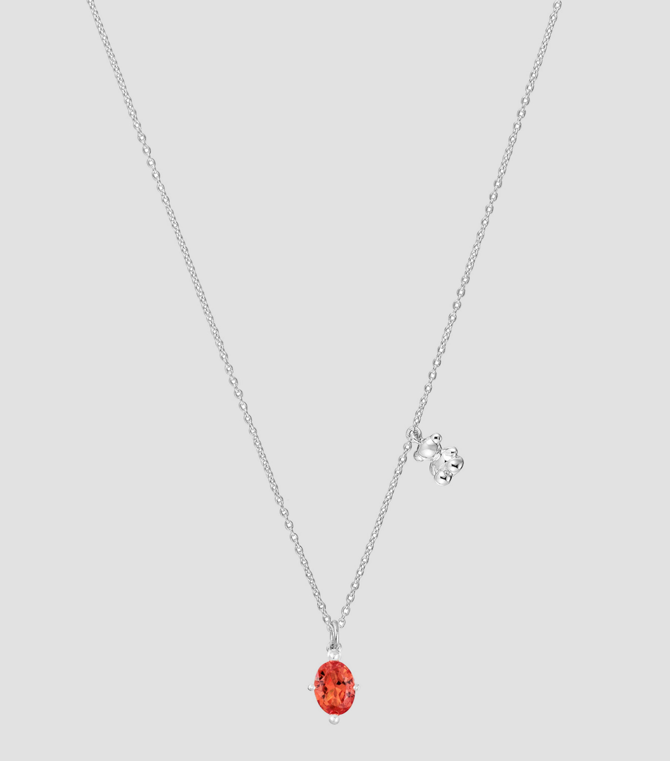 Collar en Plata Bold Bear Mujer