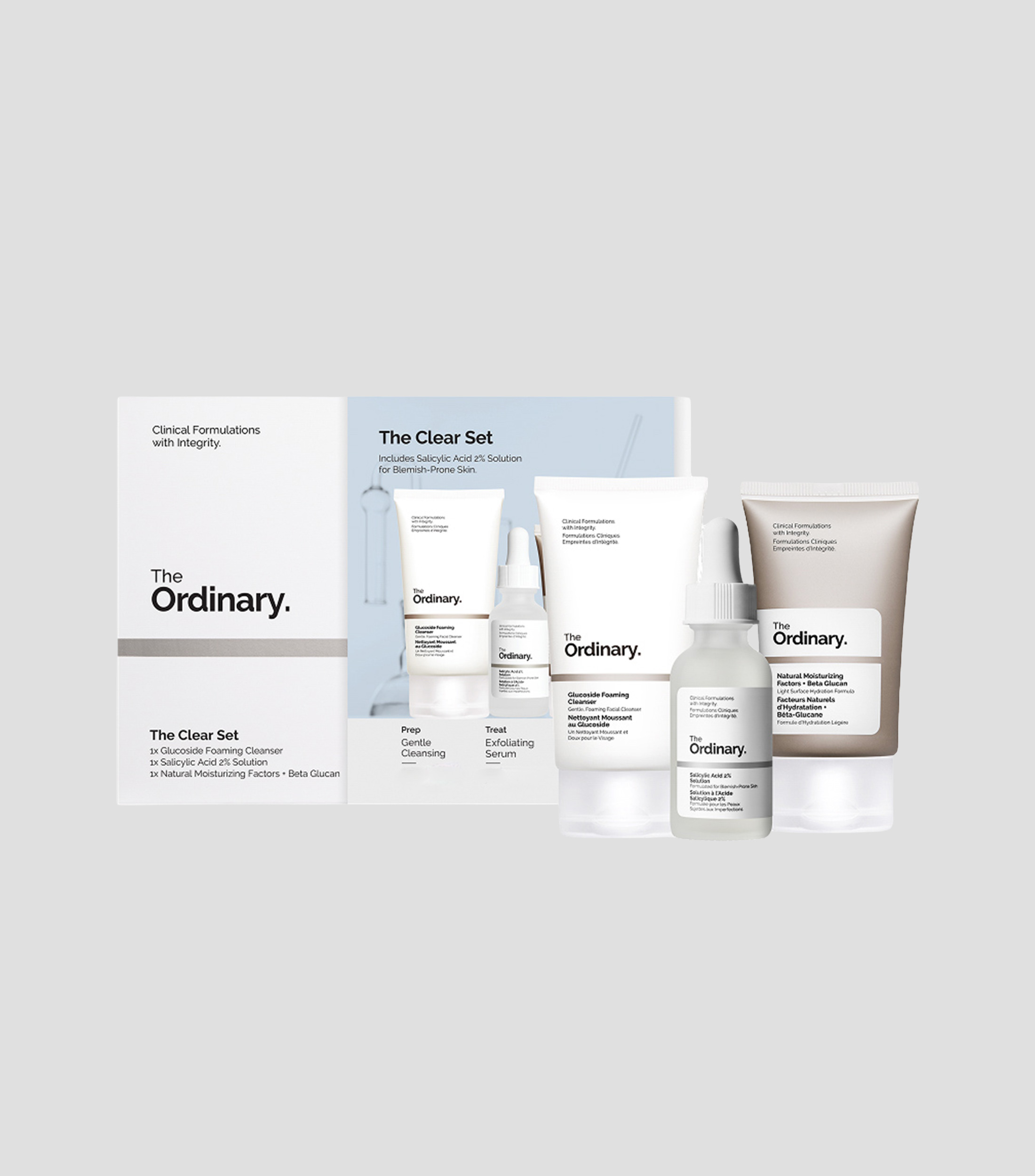 Set de Cuidado Facial Anti-Imperfecciones The Clear Unisex