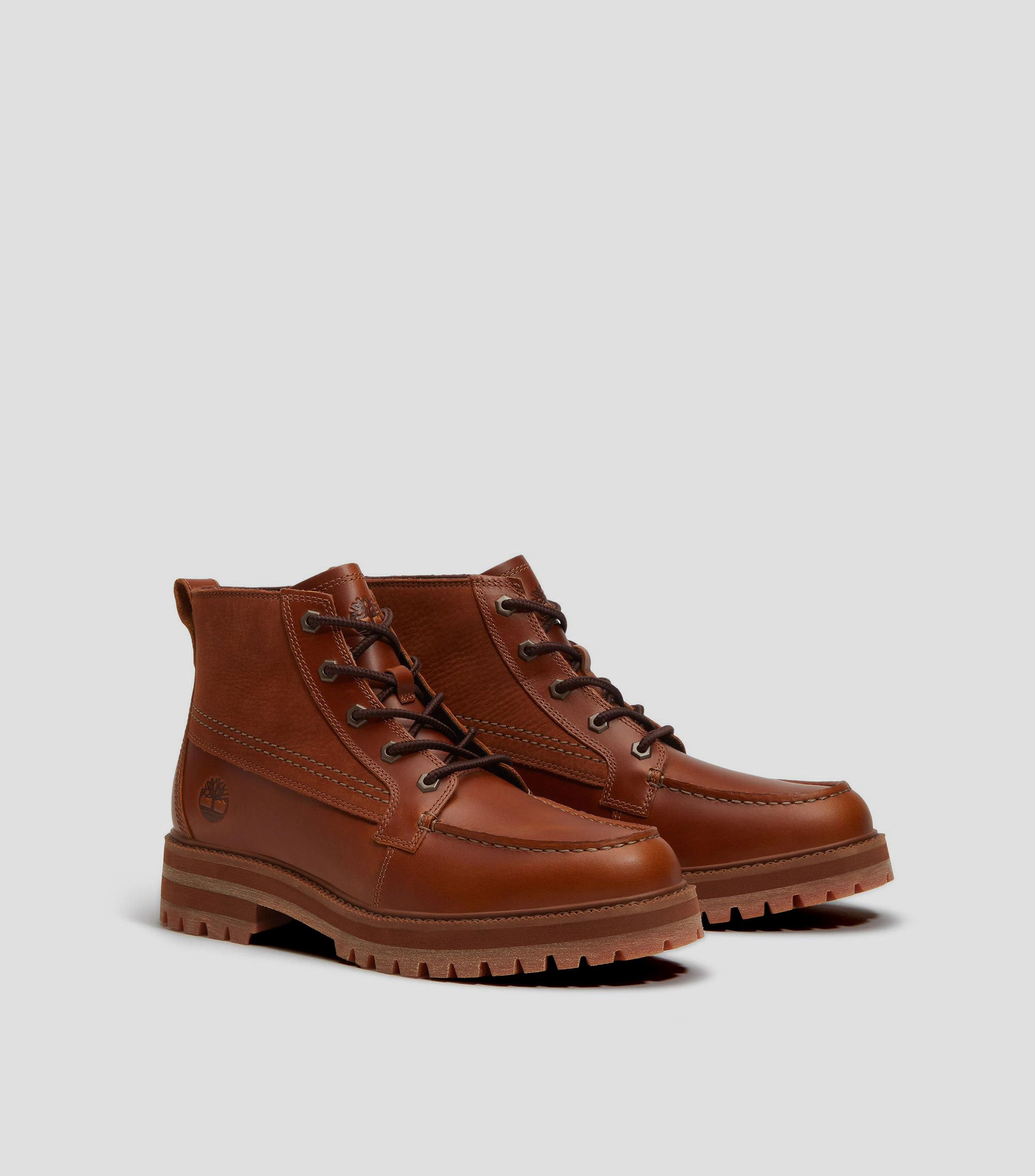 Botas casuales cortas en piel Hombre
