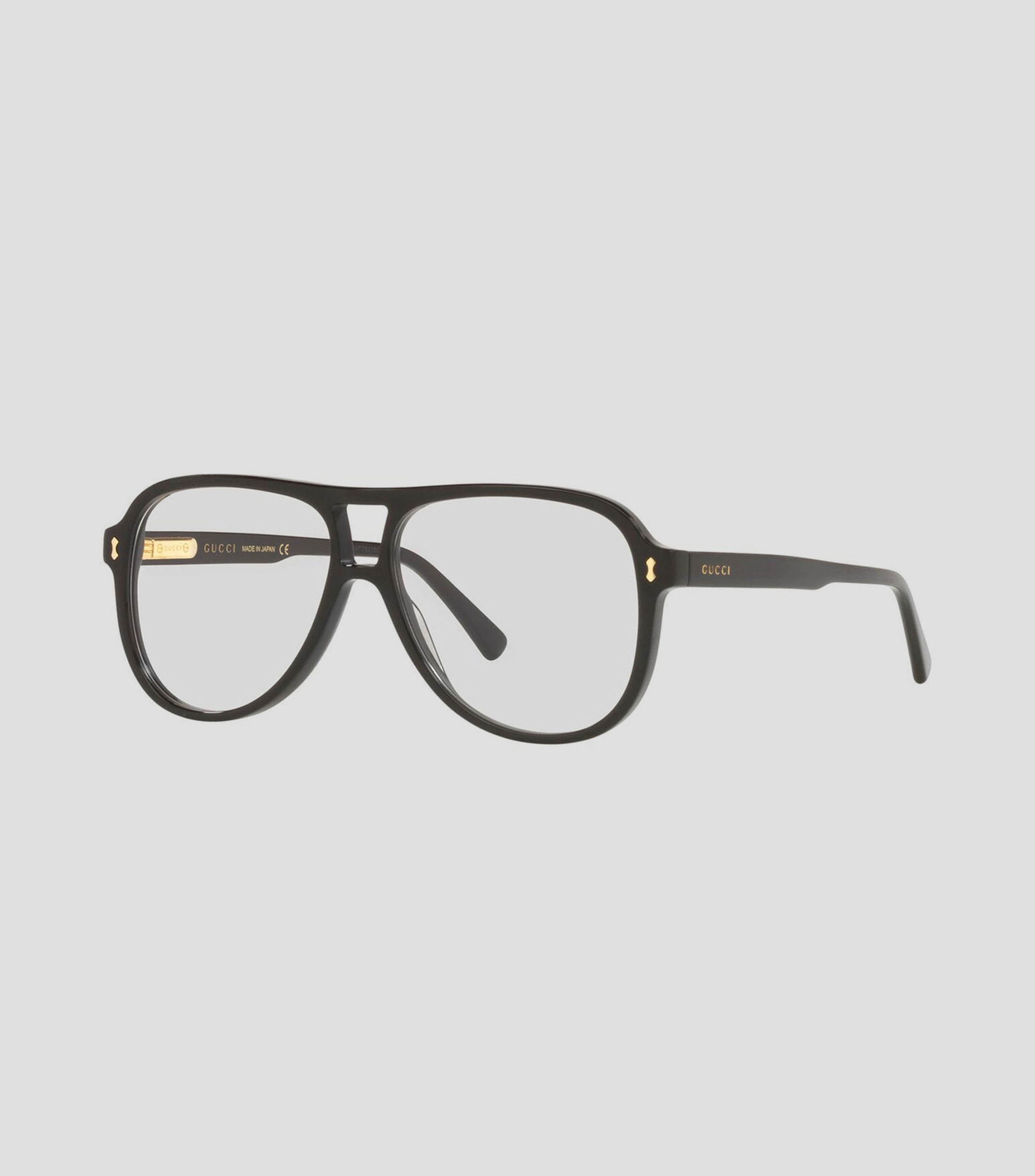 Lentes oftálmicos aviador negros Hombre