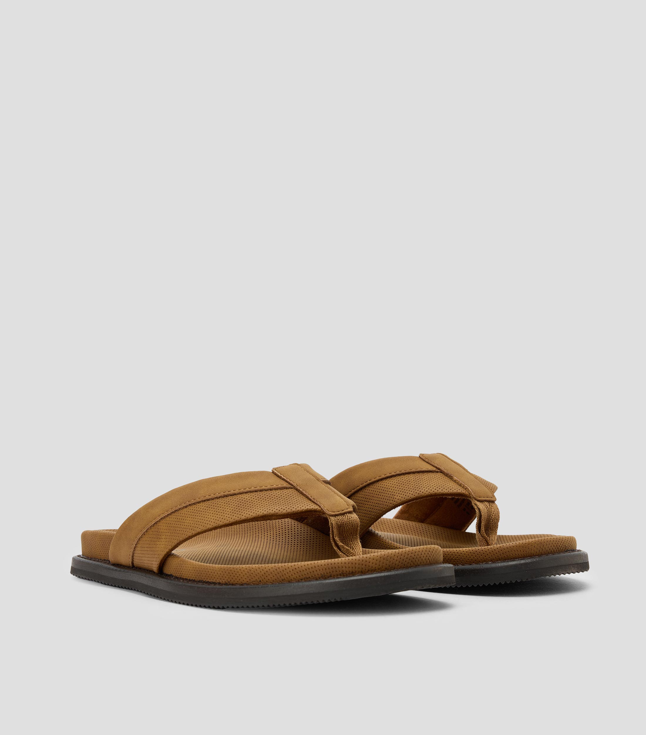 Sandalias planas pata de gallo Hombre