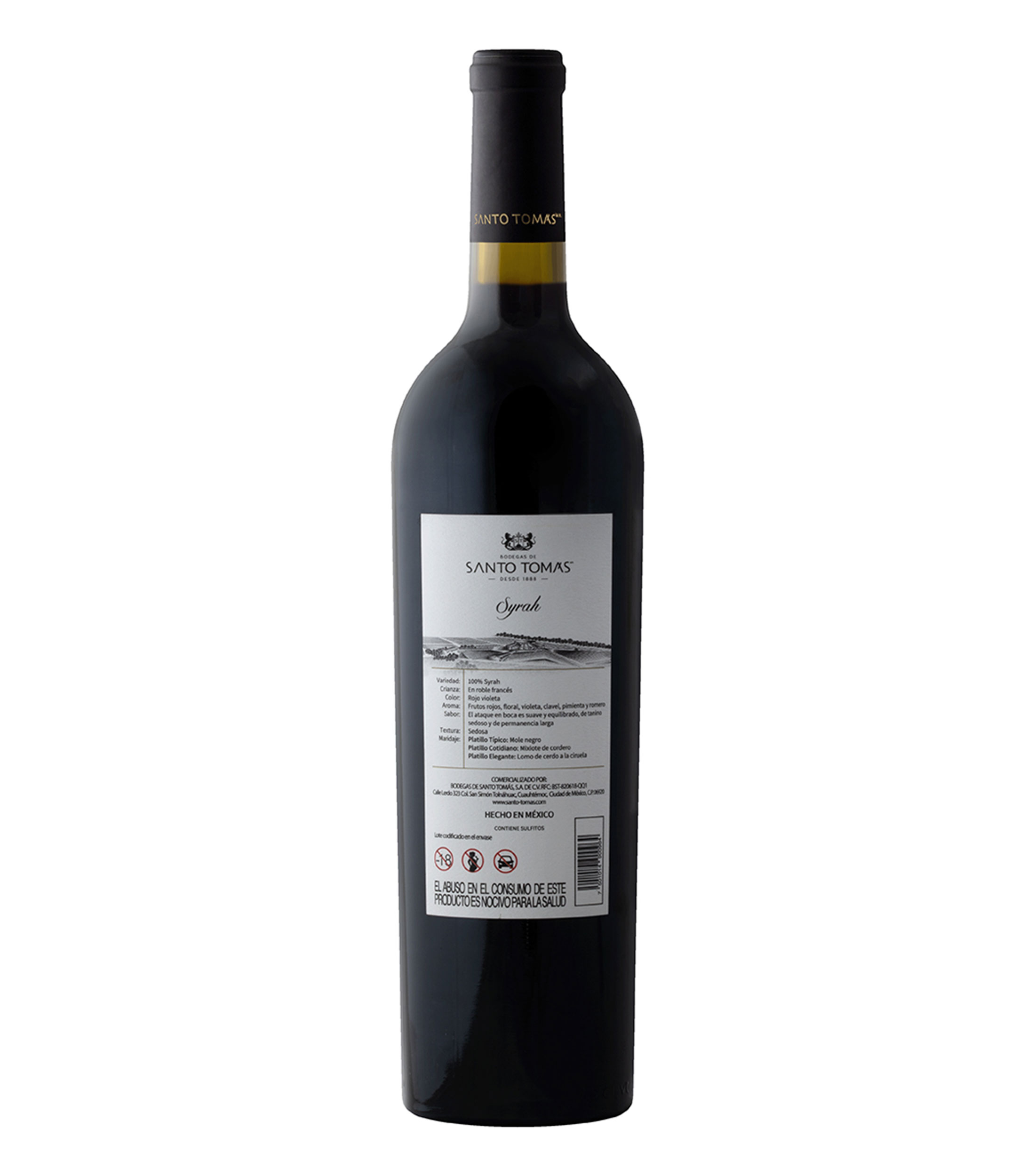 Vino Tinto Syrah, 750 ml