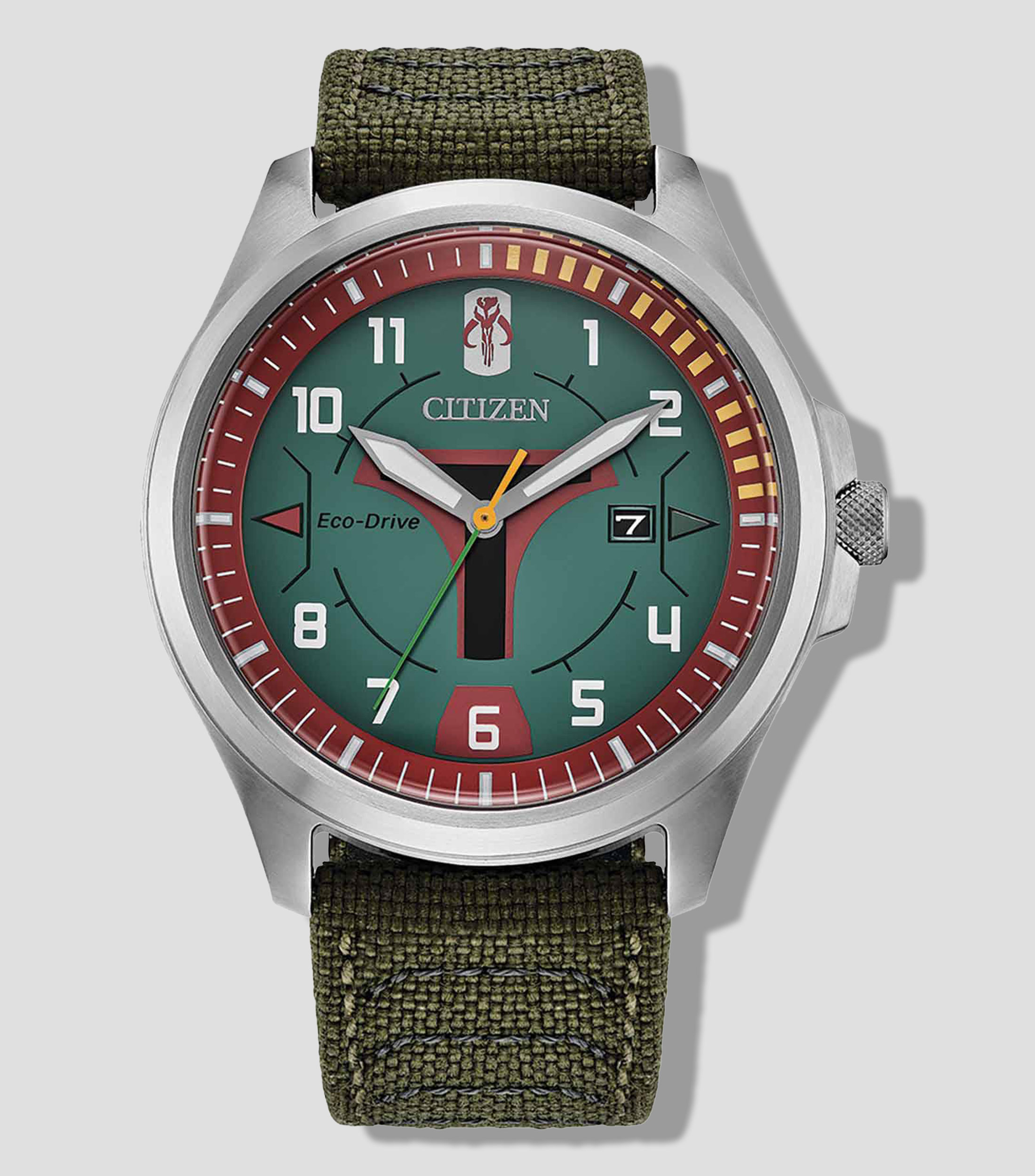 Reloj para hombre Star Wars Boba Fett Casual Plateado