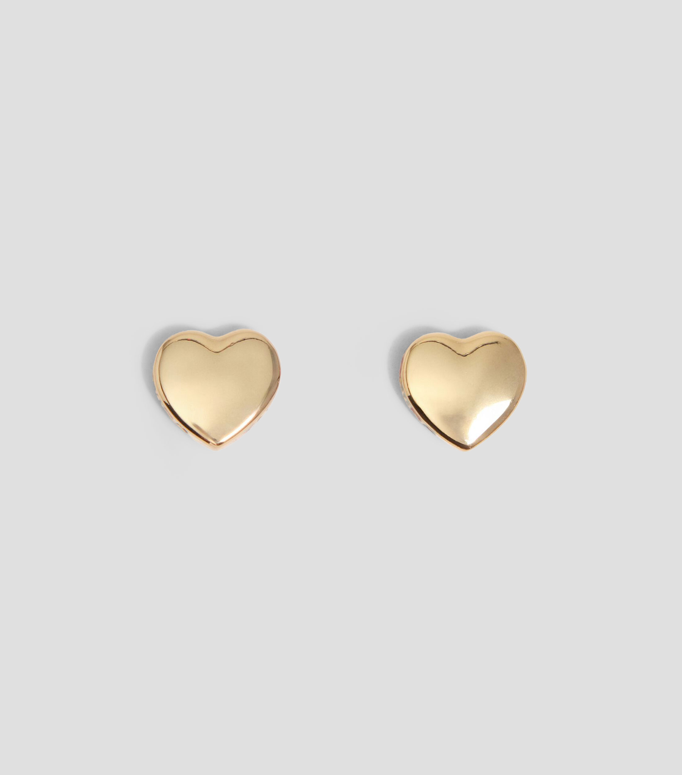 Aretes corazón logo multicolor Mujer