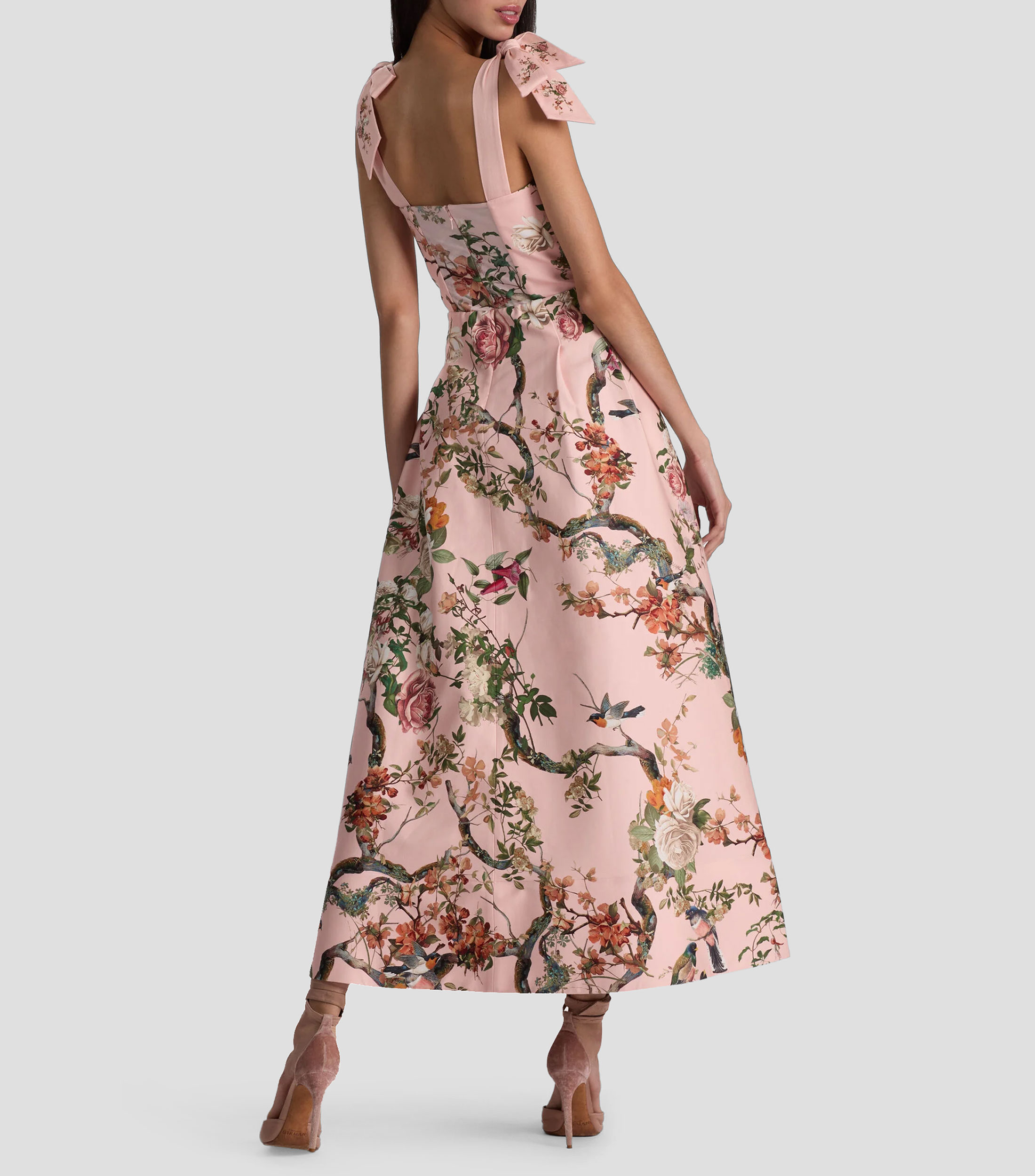 Vestido largo estampado Hana Mujer