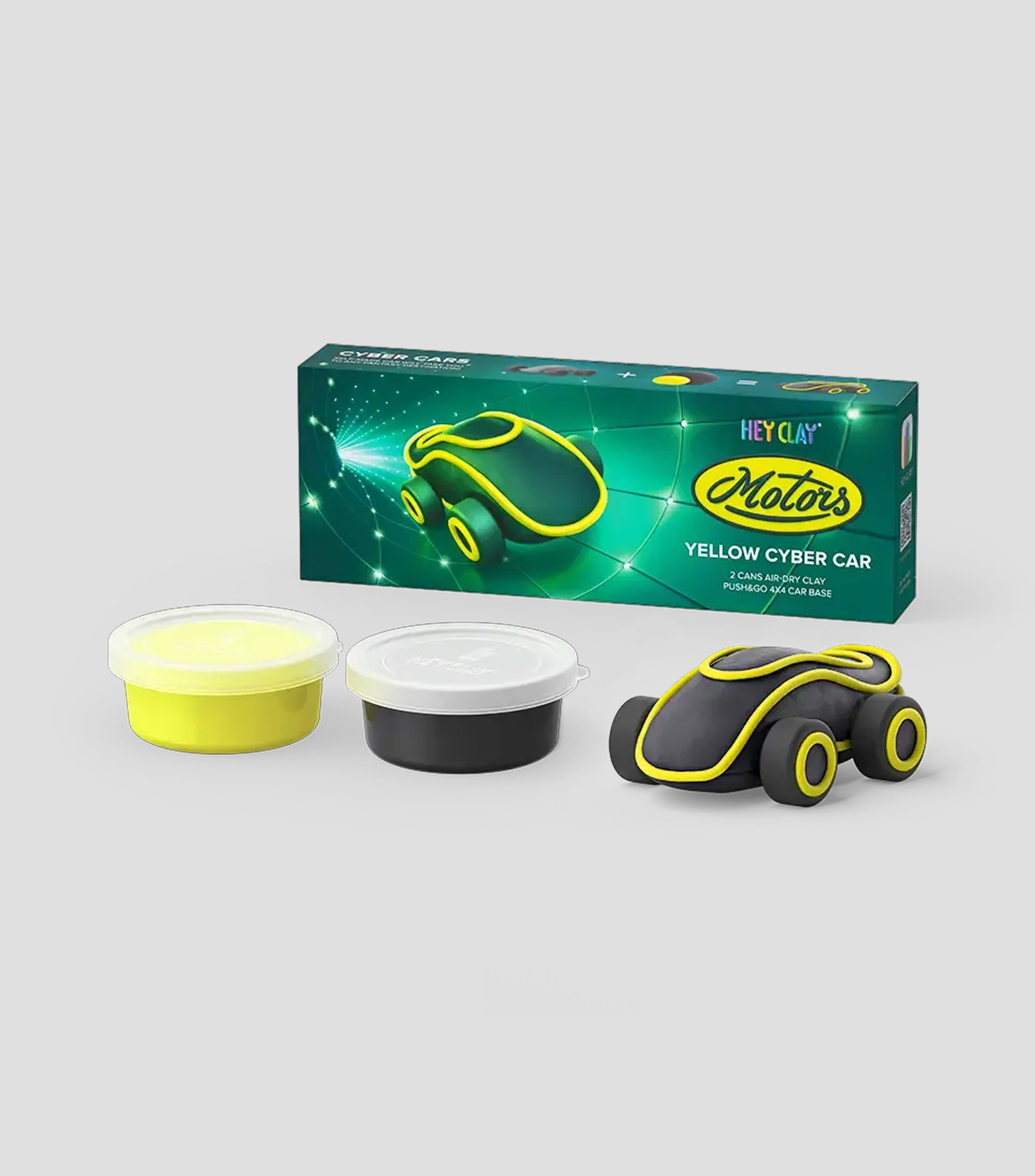 Playset de manualidades, Motors - Yellow Cyber Car