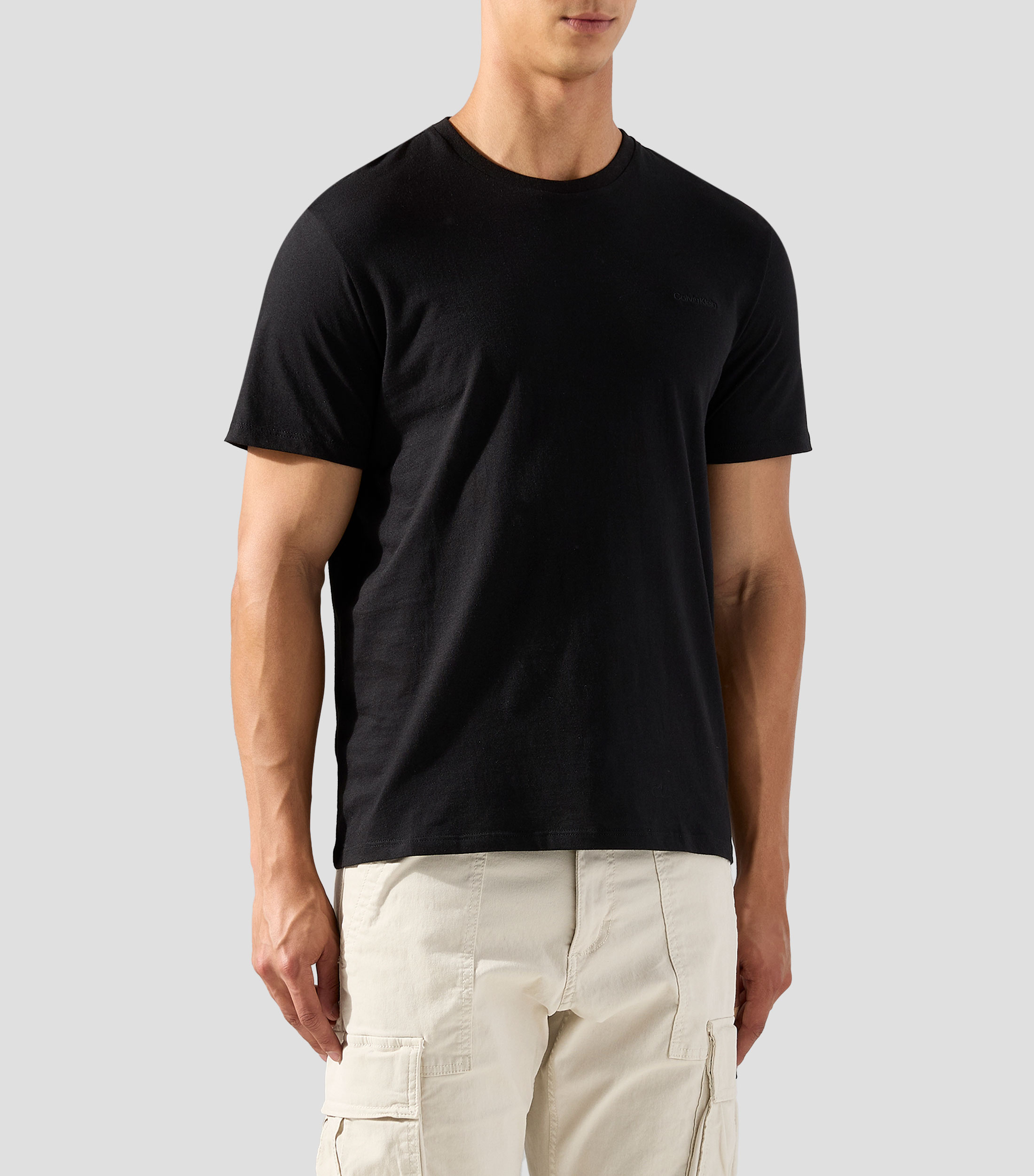 Playera cuello redondo manga corta Hombre