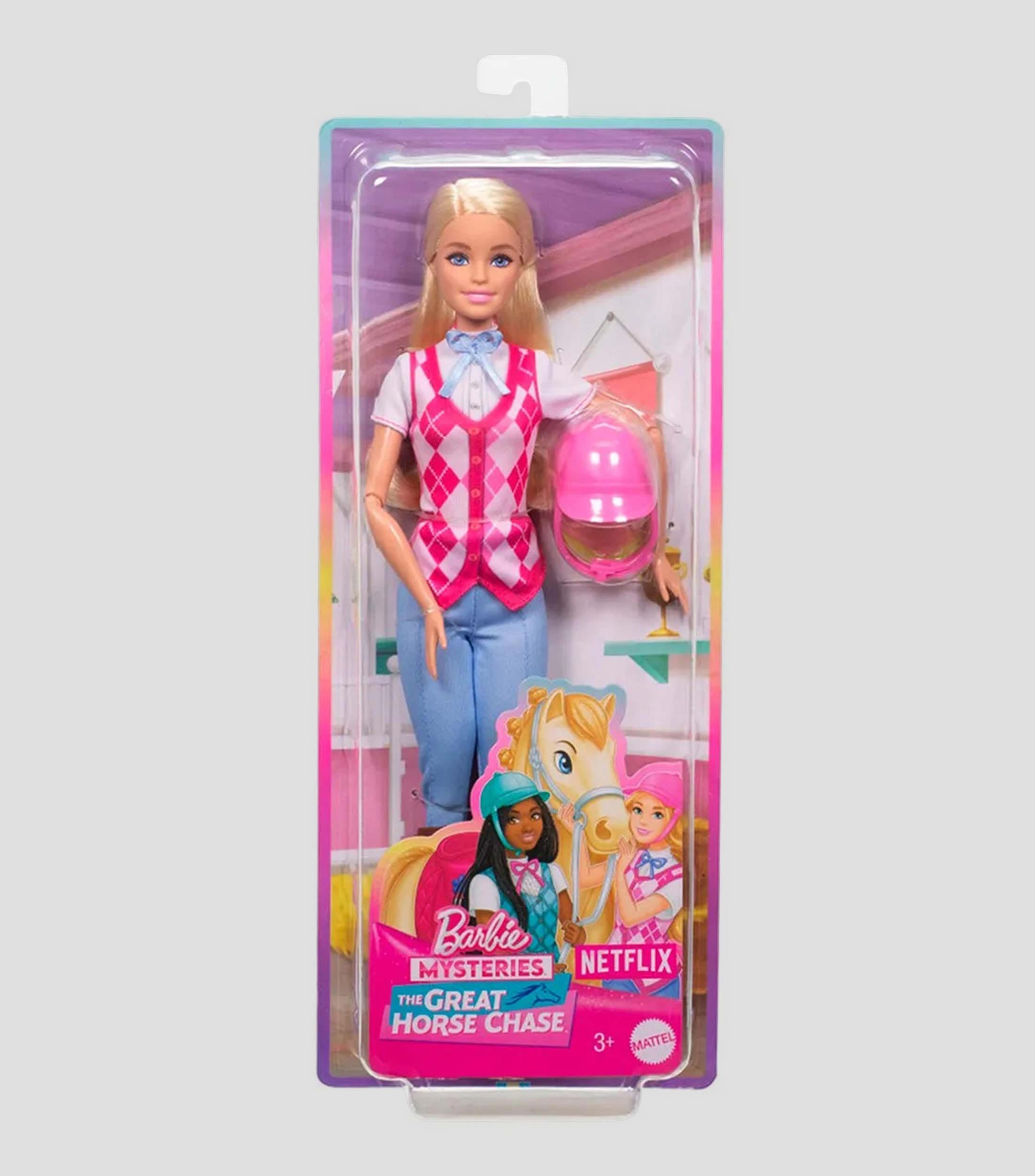 Muneca Barbie Malibu Jinete Equitacion