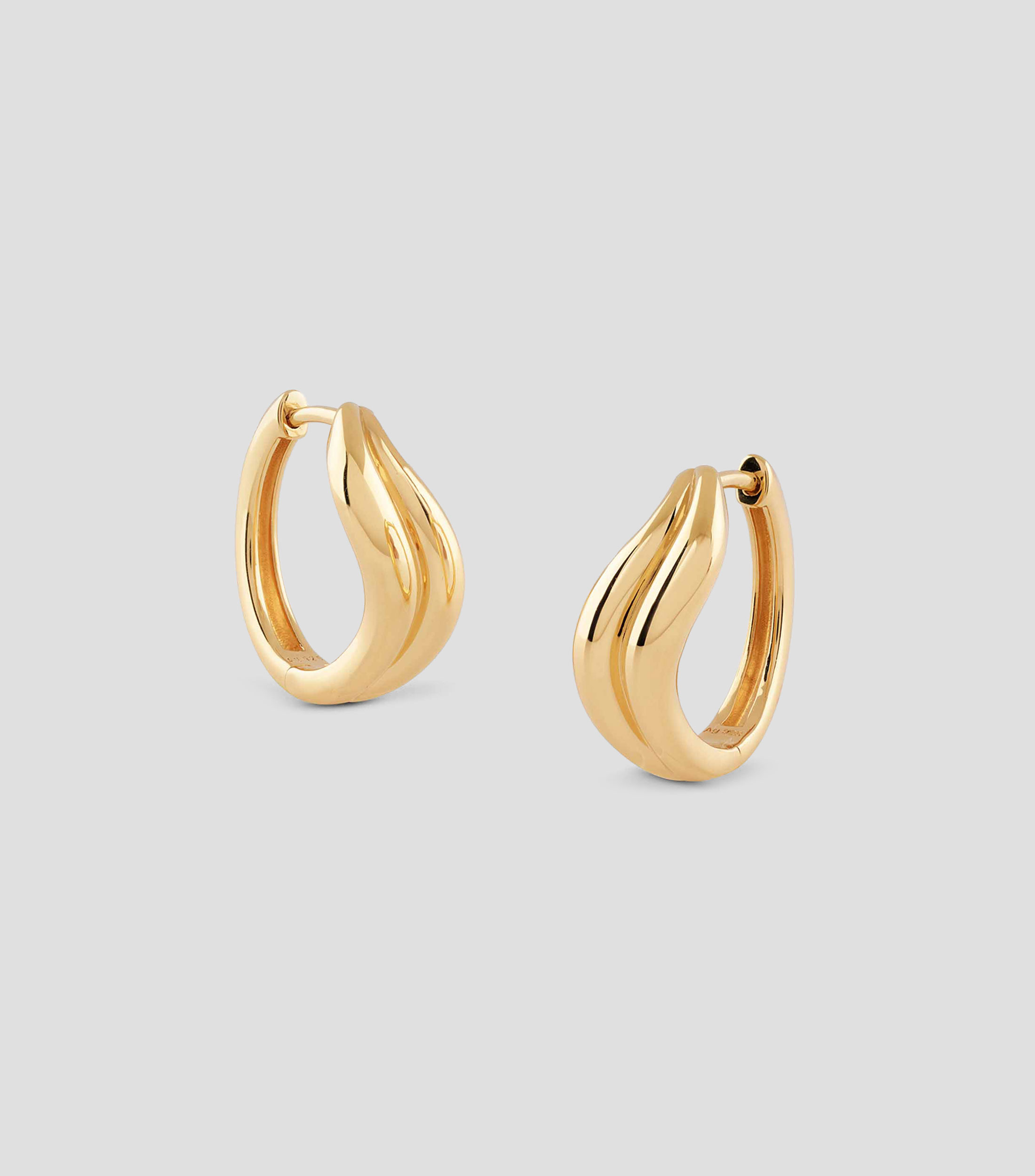 Aretes en plata .925 Silver FLUID Mujer