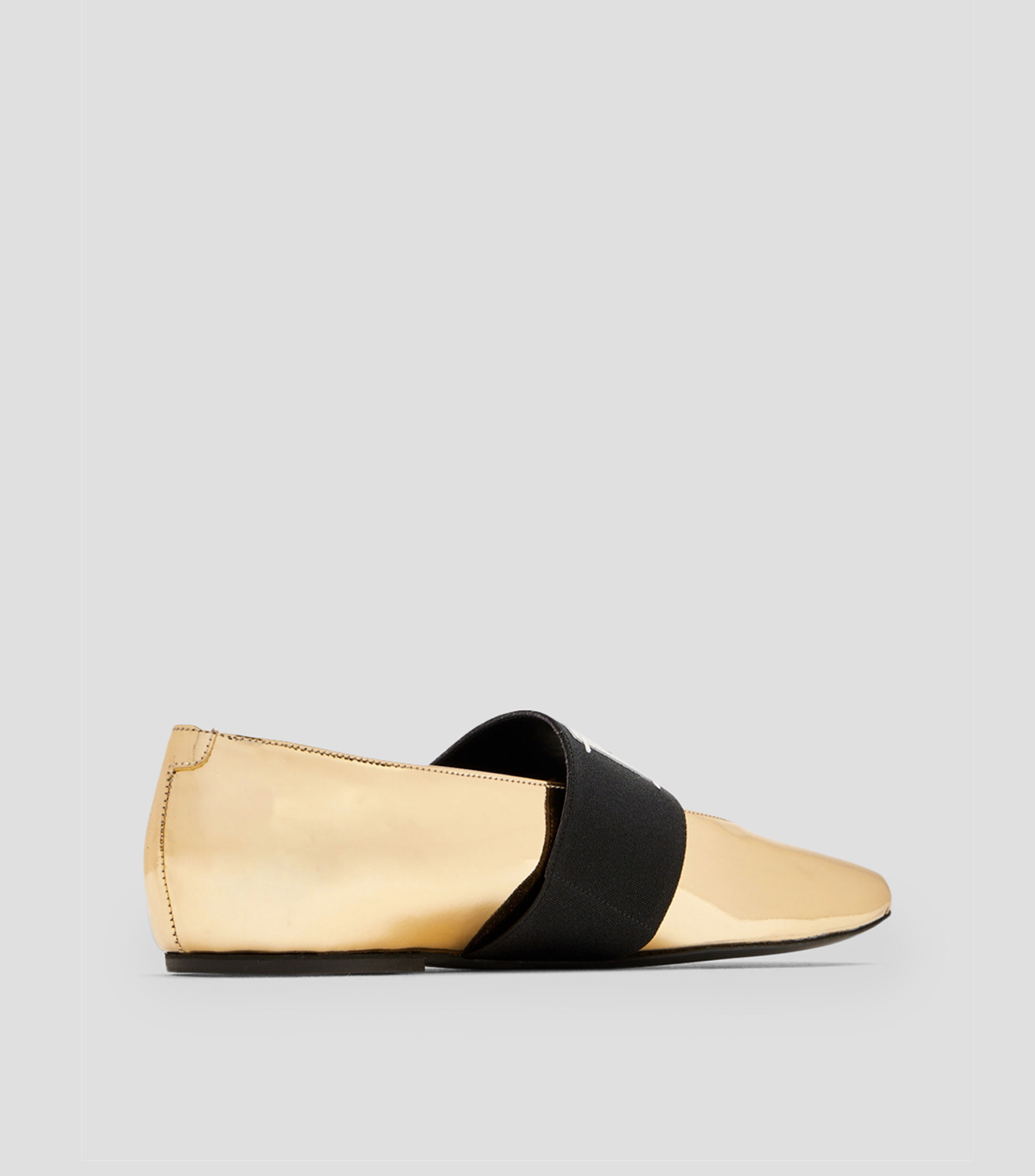 Flats Sliced Square en piel Mujer