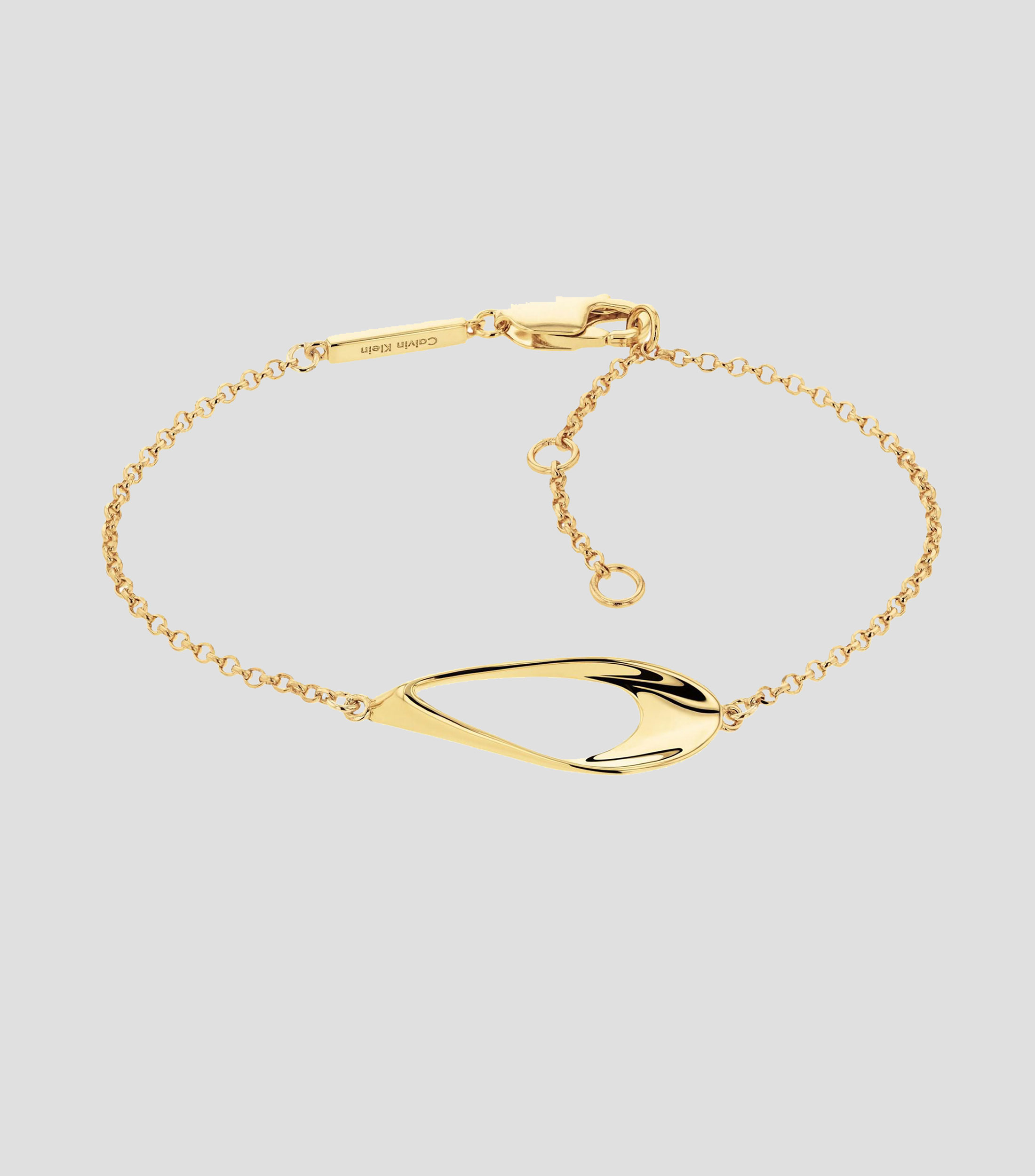 Pulsera en plata Sculpted Triangle Mujer