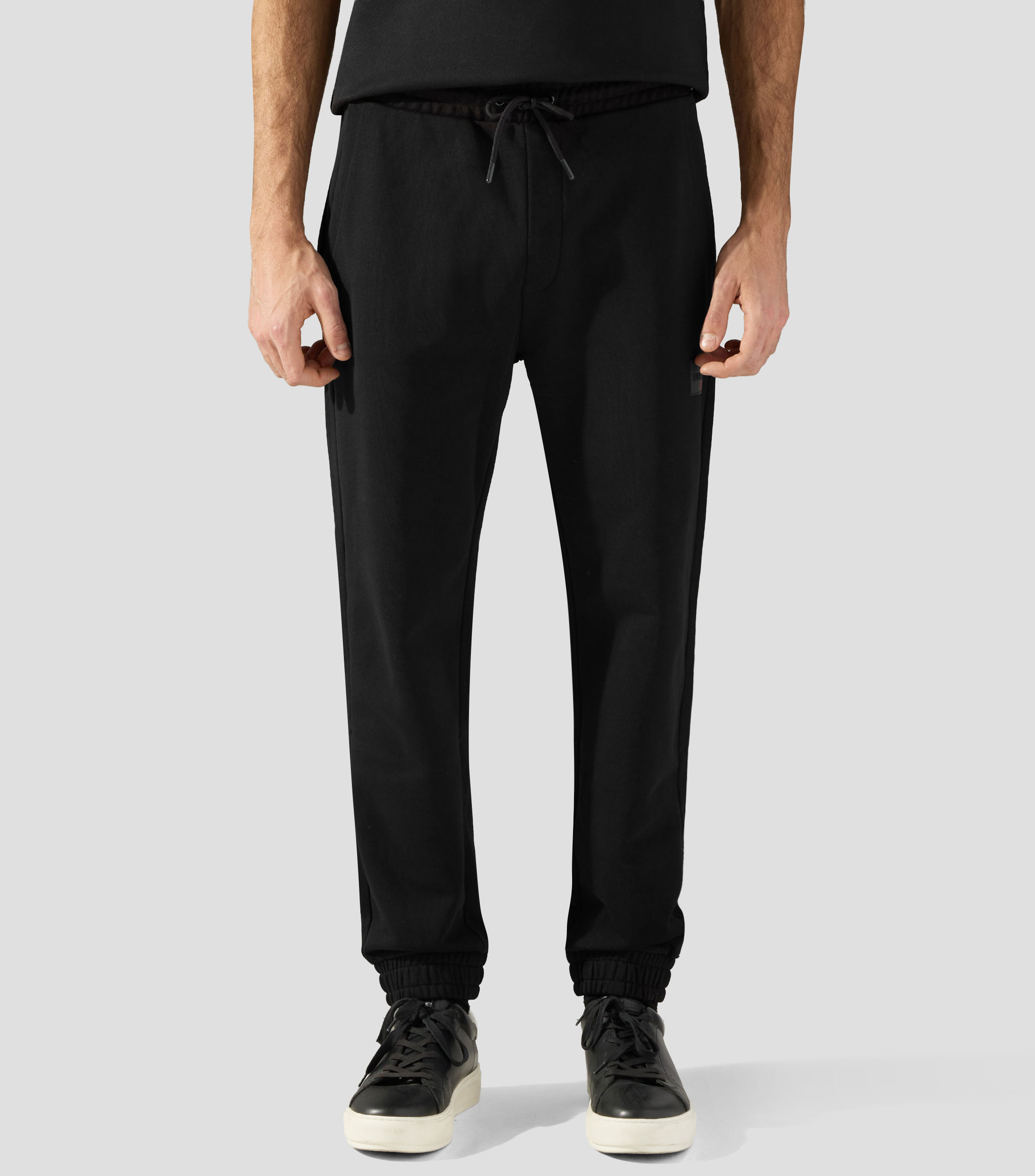 Pants en felpa de algodón con logo degradado Hombre