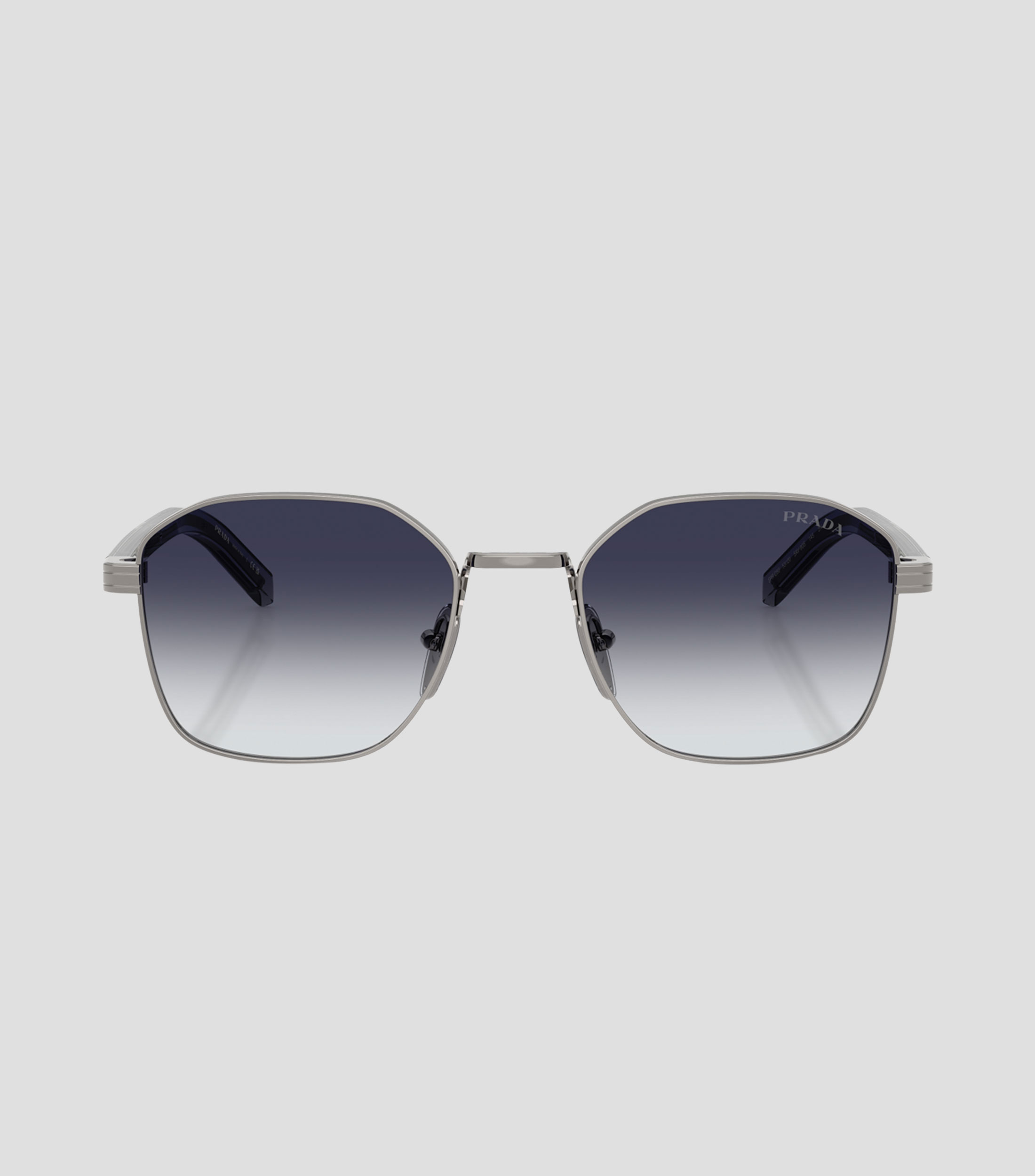 Lentes de sol cuadrados gris plomo Unisex