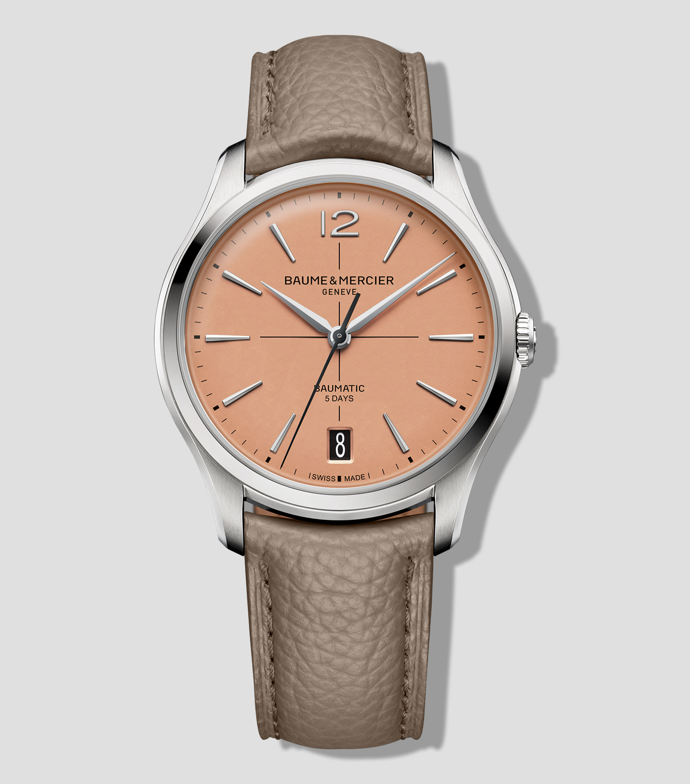 Reloj para hombre Clifton casual, plateado