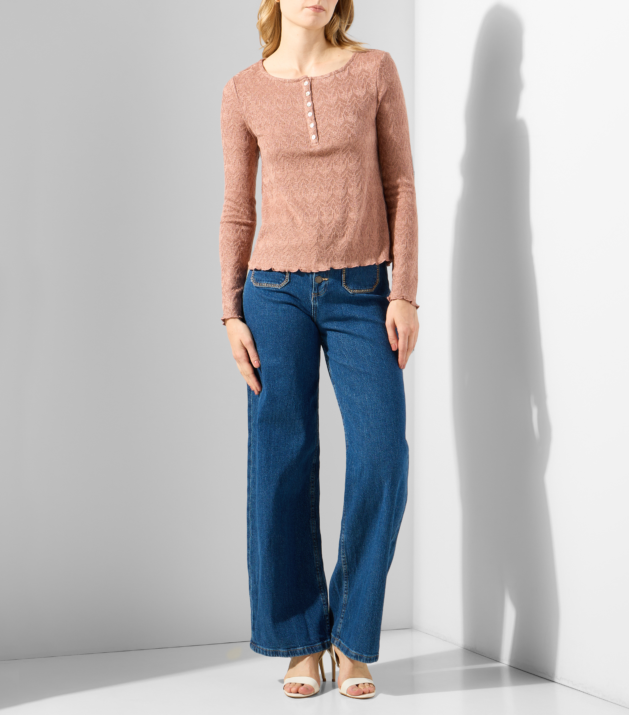 Suéter cuello barco Mujer