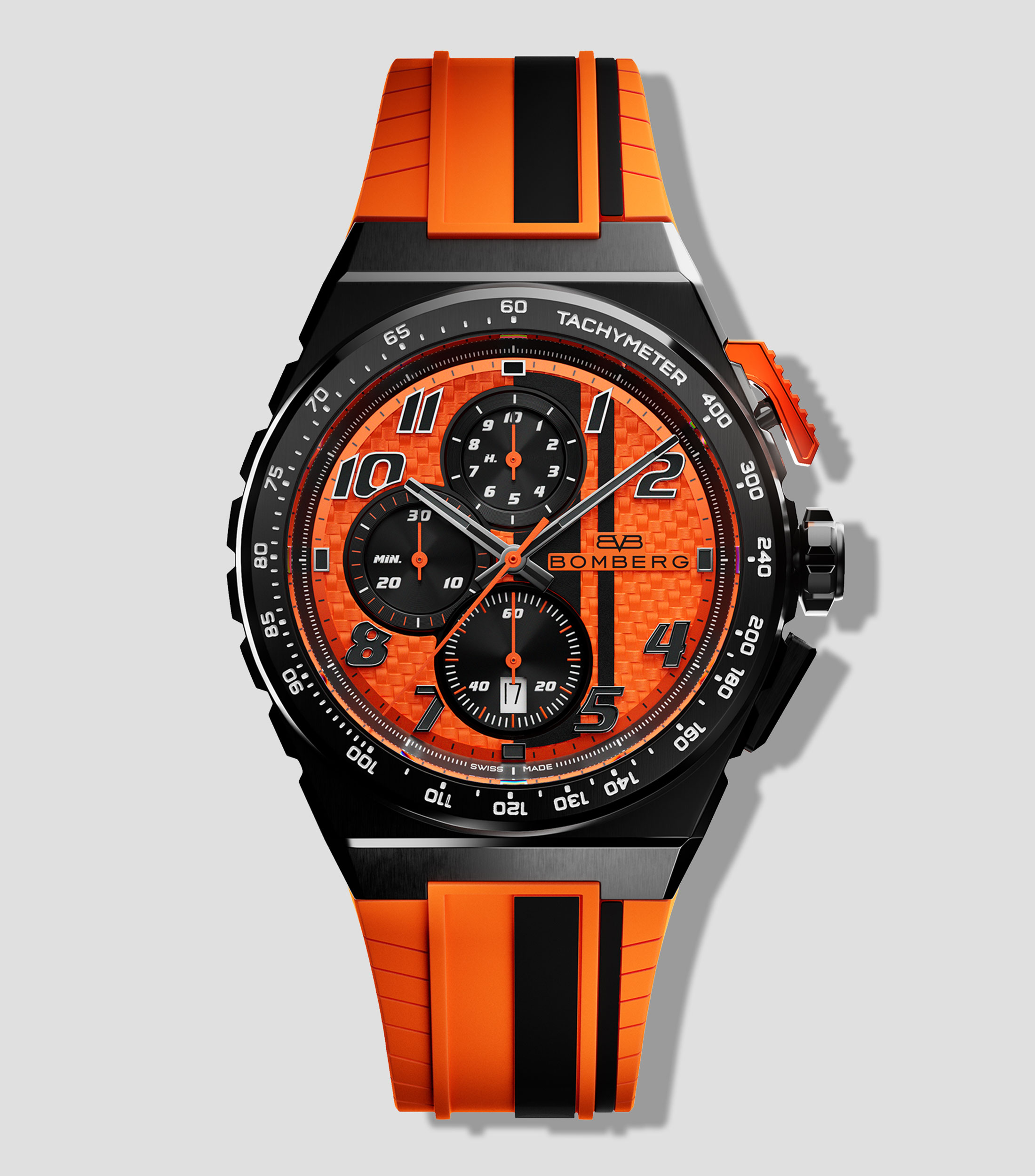 Reloj para Hombre APEX Carbon OG casual Naranja, Negro