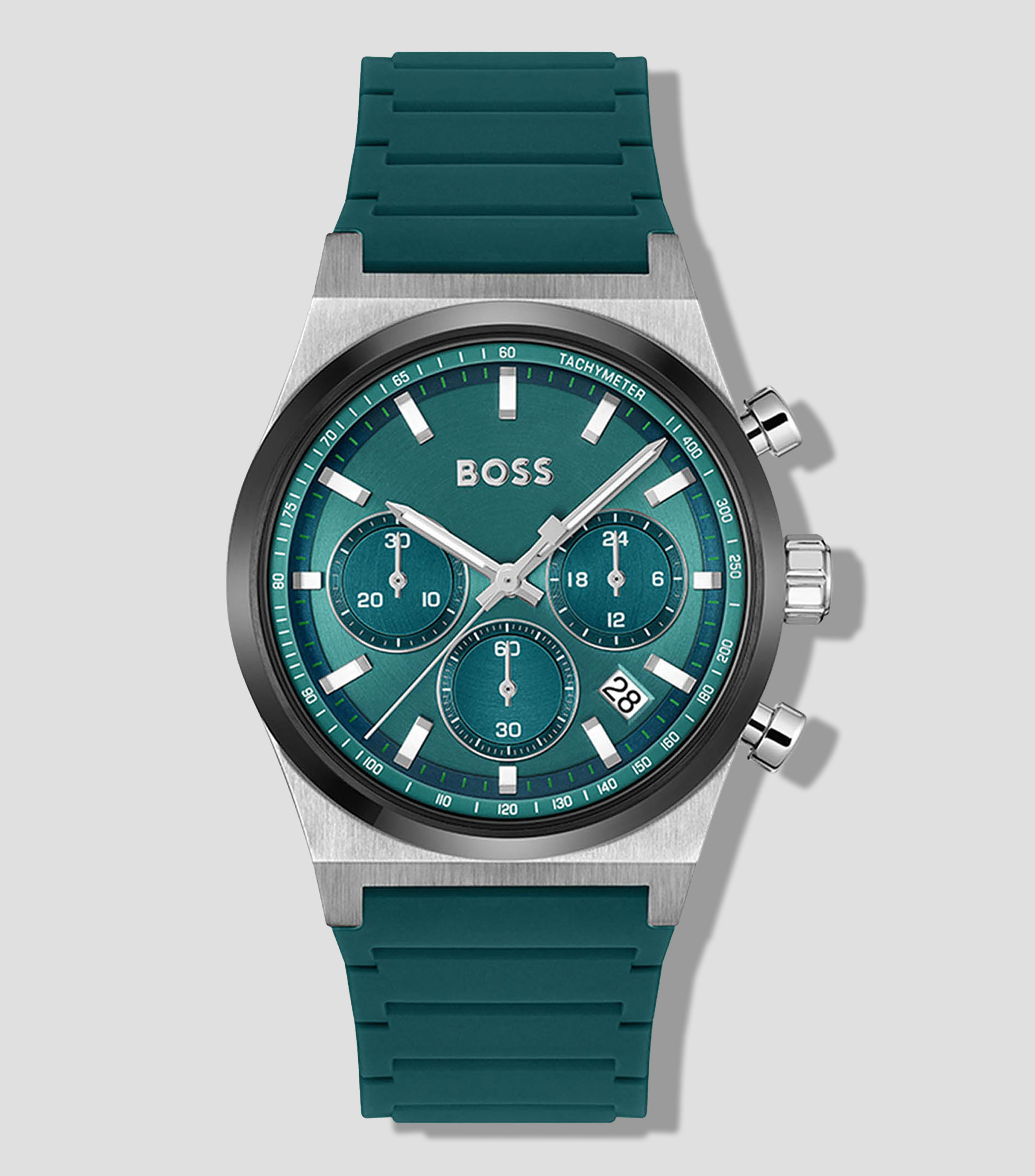 Reloj para Hombre Candor Chrono, Casual, Plateado, Negro