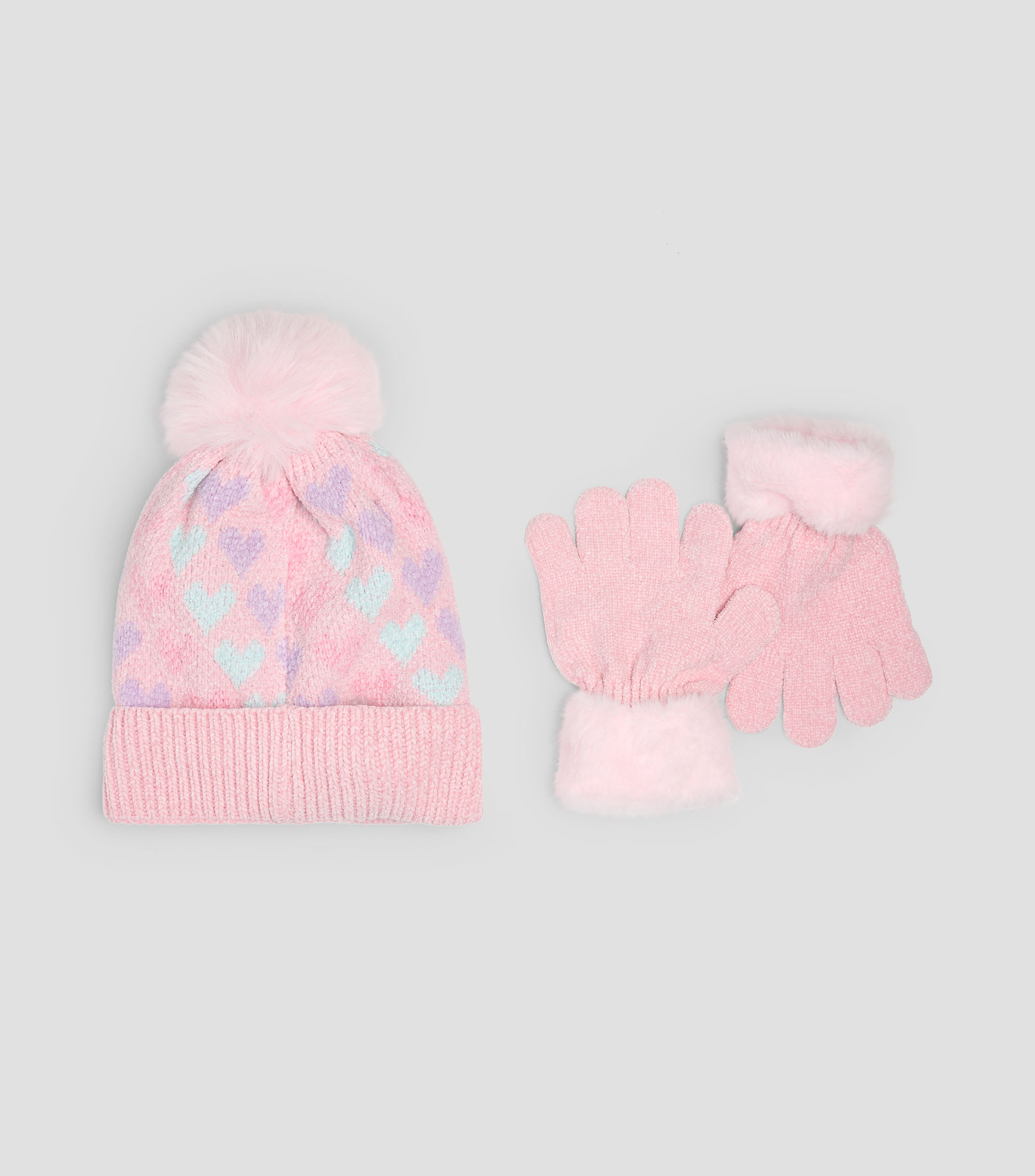 Set gorro y guantes Niña