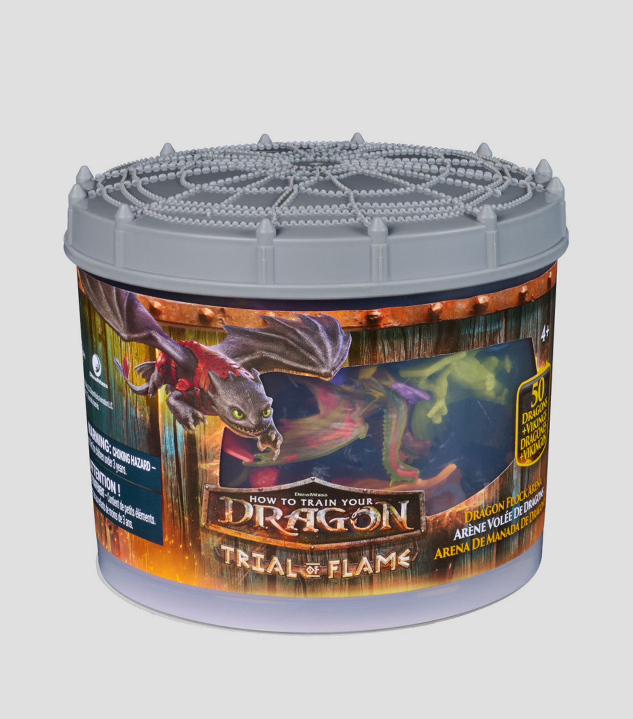 Coleccionable Barril de Dragones, How To Train Your Dragon, 50 piezas