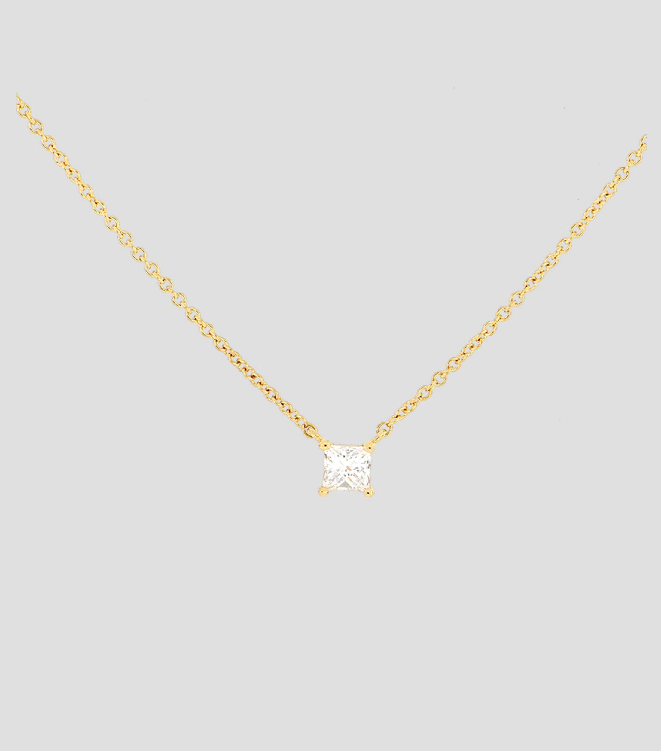 Gargantilla en oro 18 Kilates Coquette con diamante Mujer