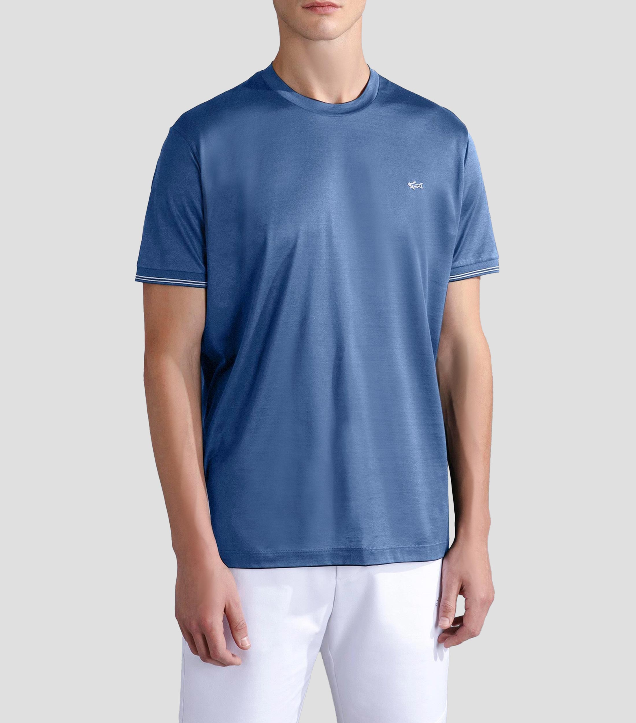 Playera cuello redondo manga corta lisa Hombre