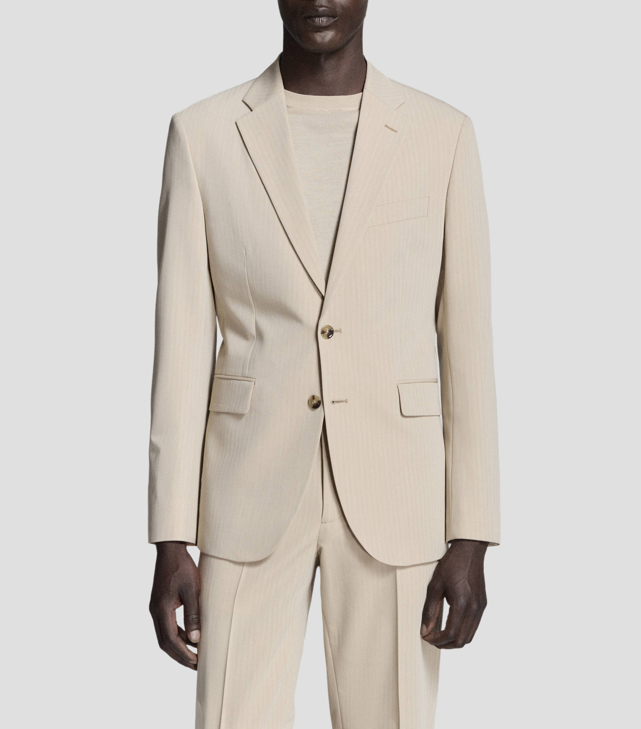 Saco con rayas Hombre