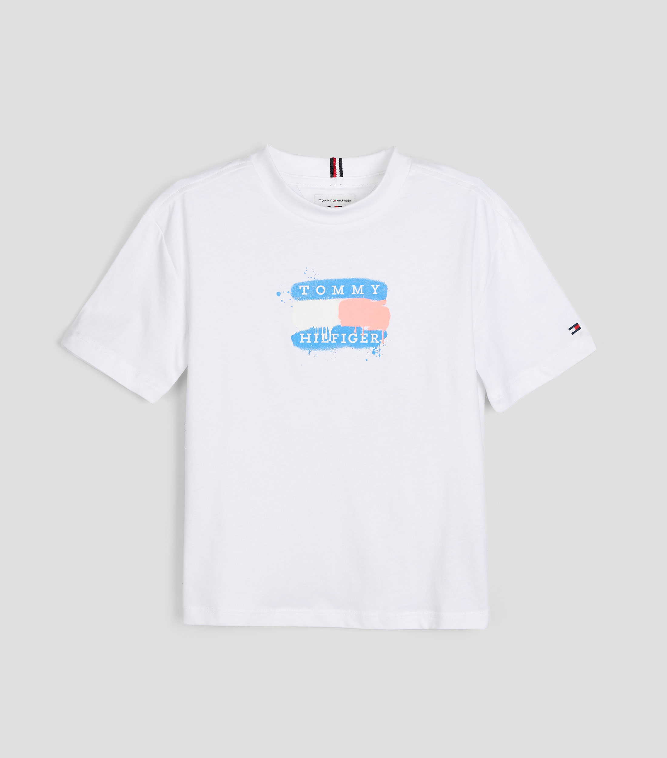 Playera cuello redondo manga corta con estampado Niño