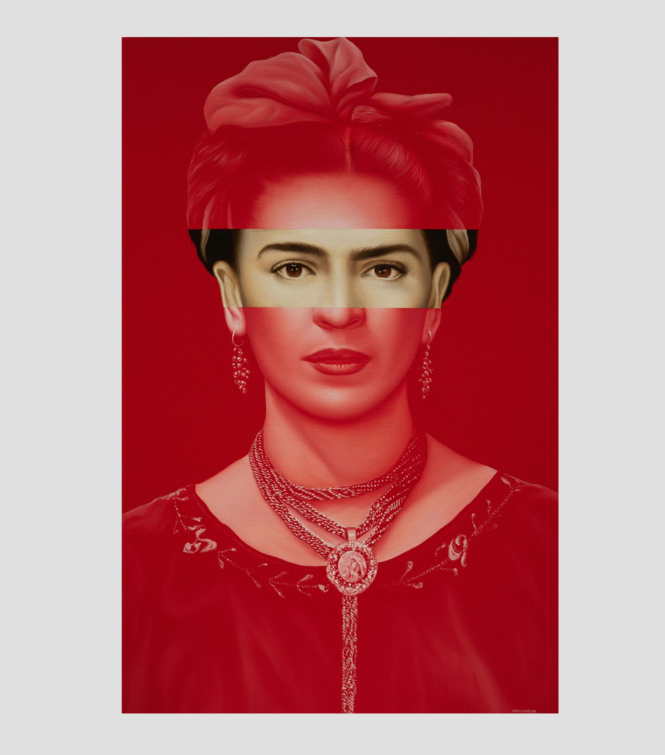 Cuadro Carlos Oviedo Frida x Giclee en tela