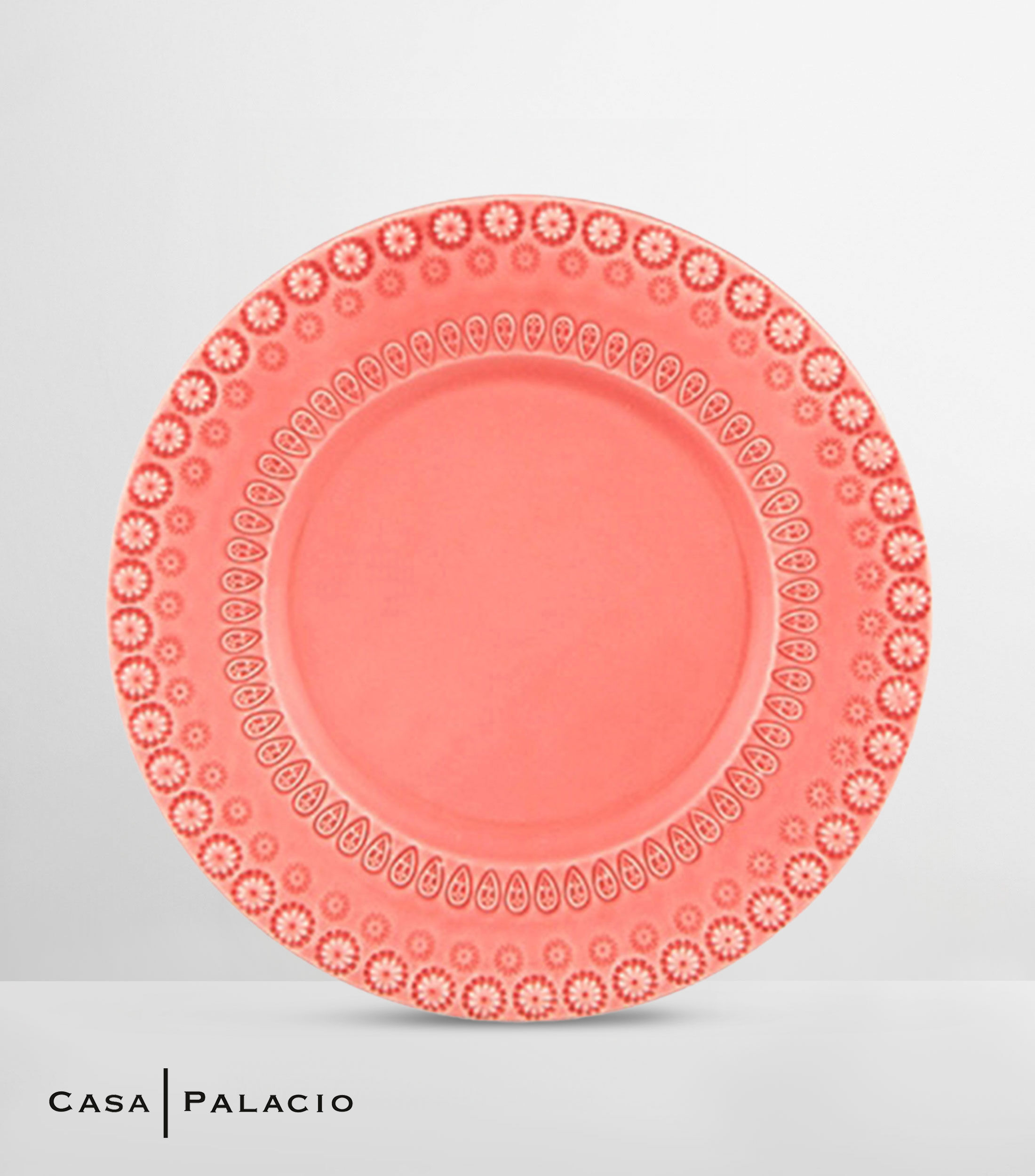 Plato para fruta rosa