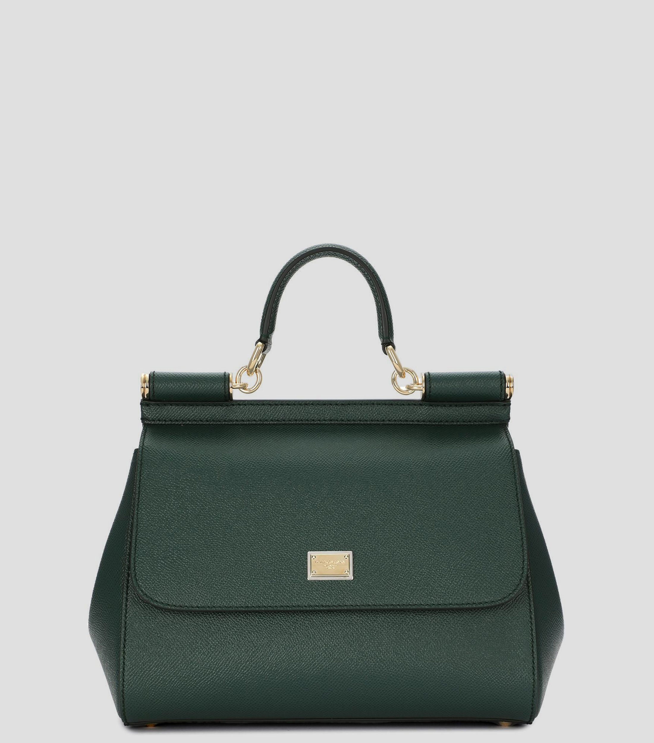 Bolsa shoulder en piel de becerro Sicily Mujer
