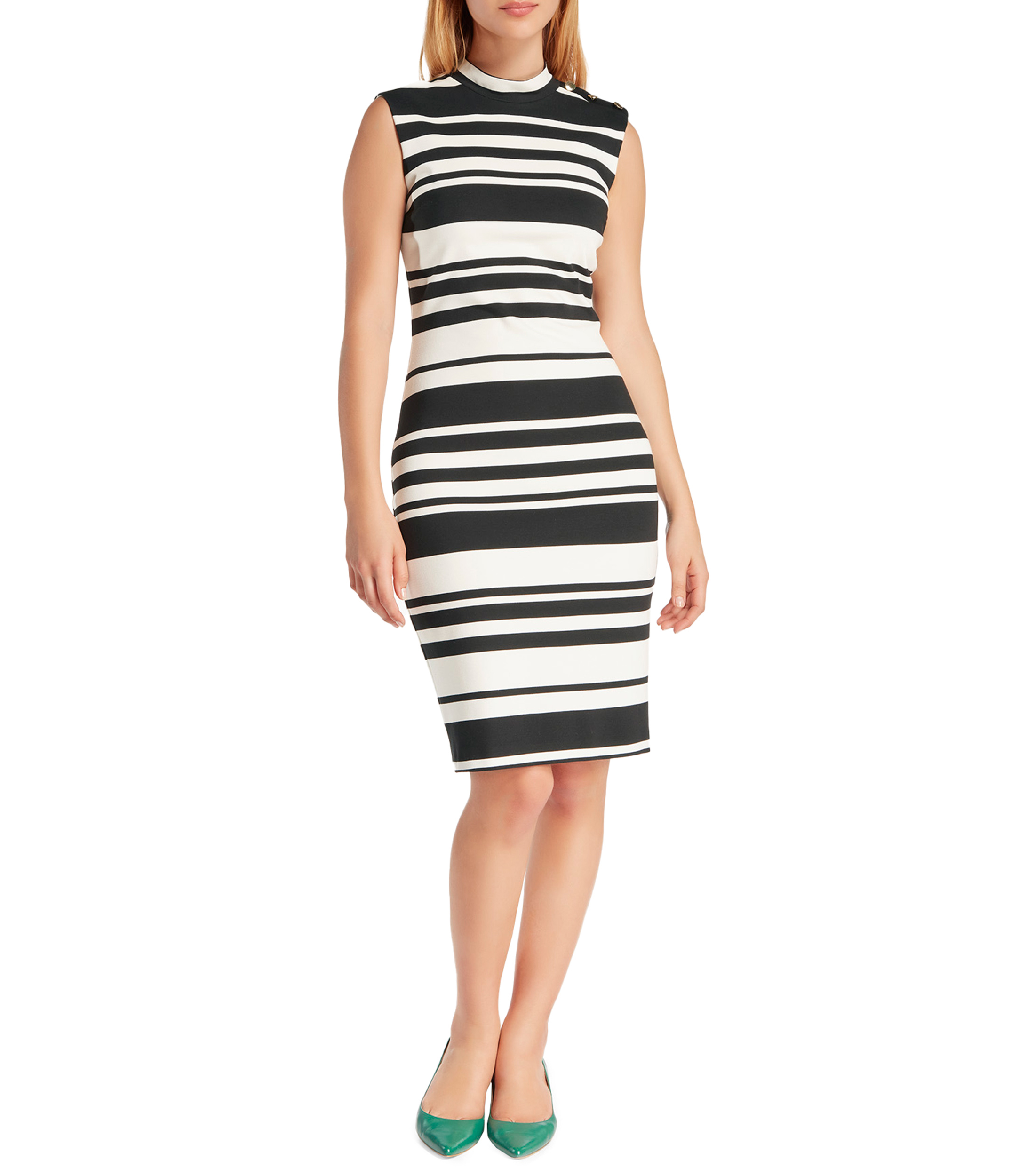 Julio Vestido Midi con rayas Mujer - El Palacio de Hierro