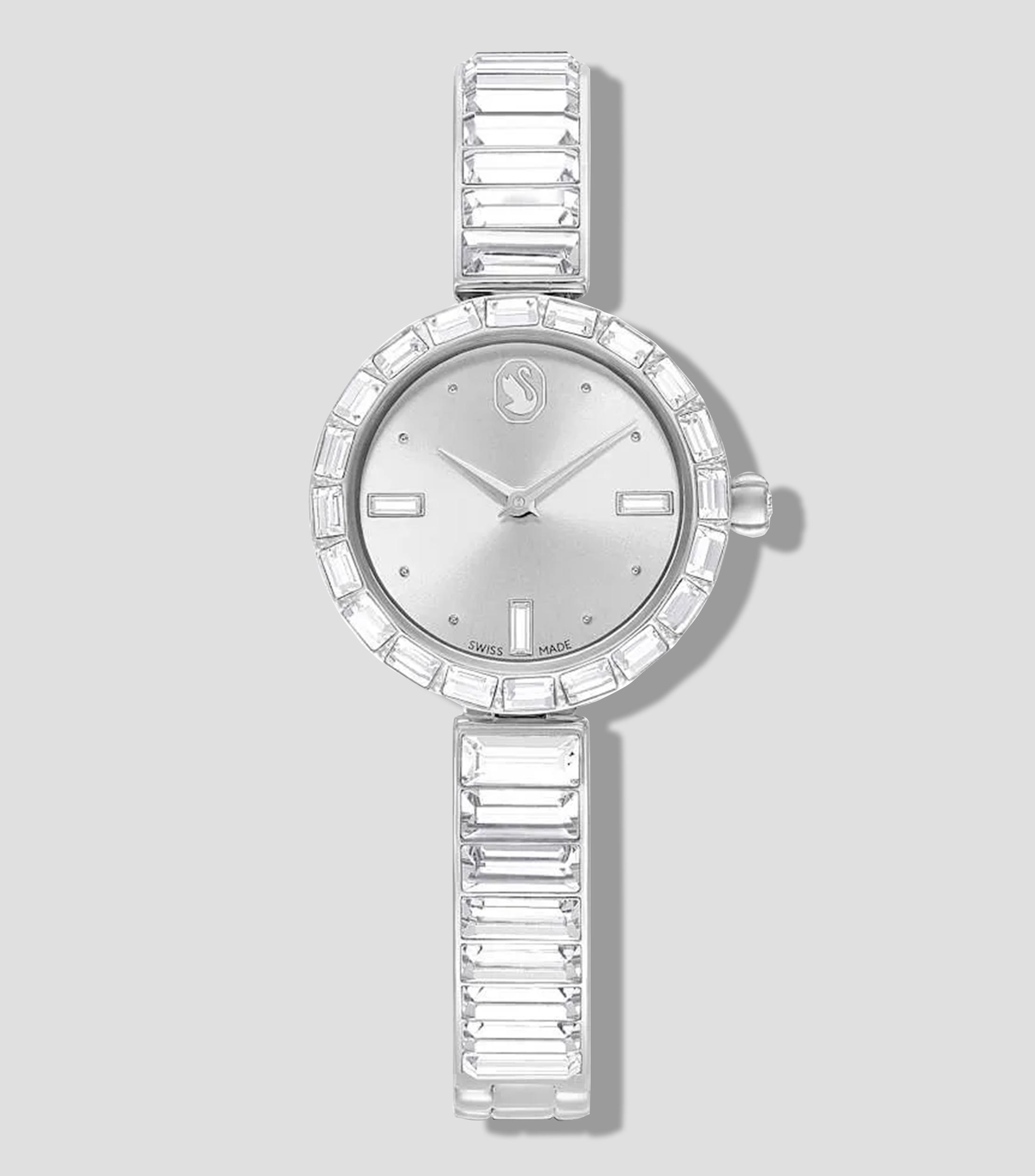 Reloj para Mujer Matrix Bangle De vestir Plateado