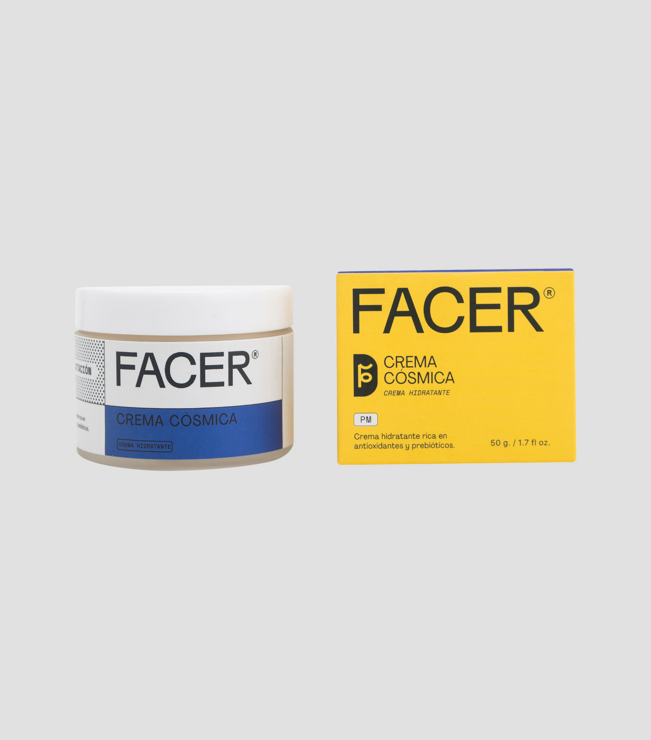 Crema facial hidratante Cosmica, 50 g
