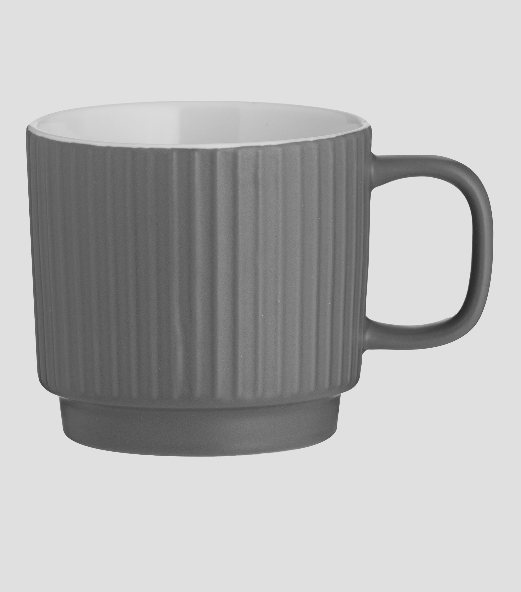 Tarro Porcelana Gris 355Ml