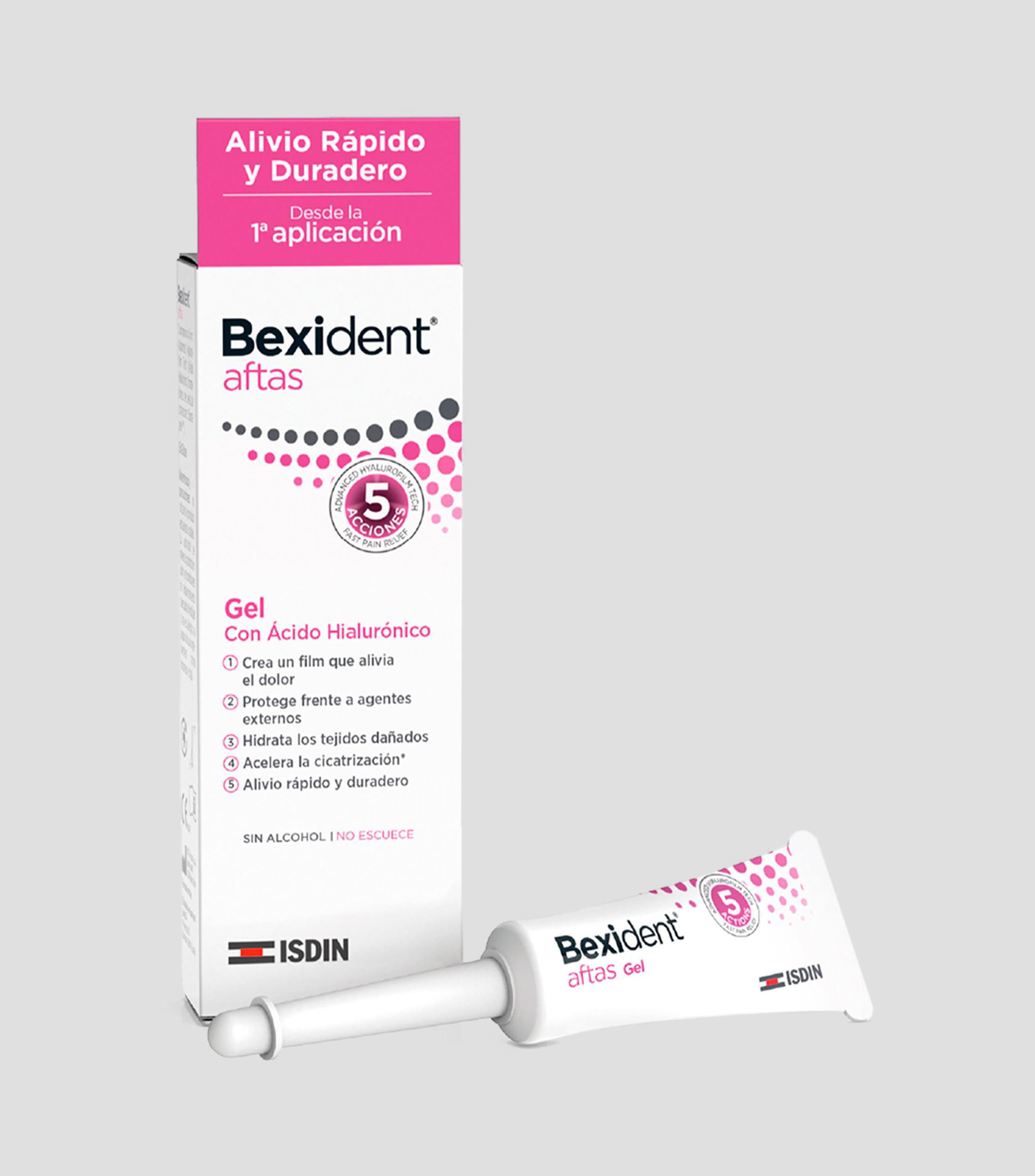 Ácido hialurónico Bexident Aftas Gel, 8 ml