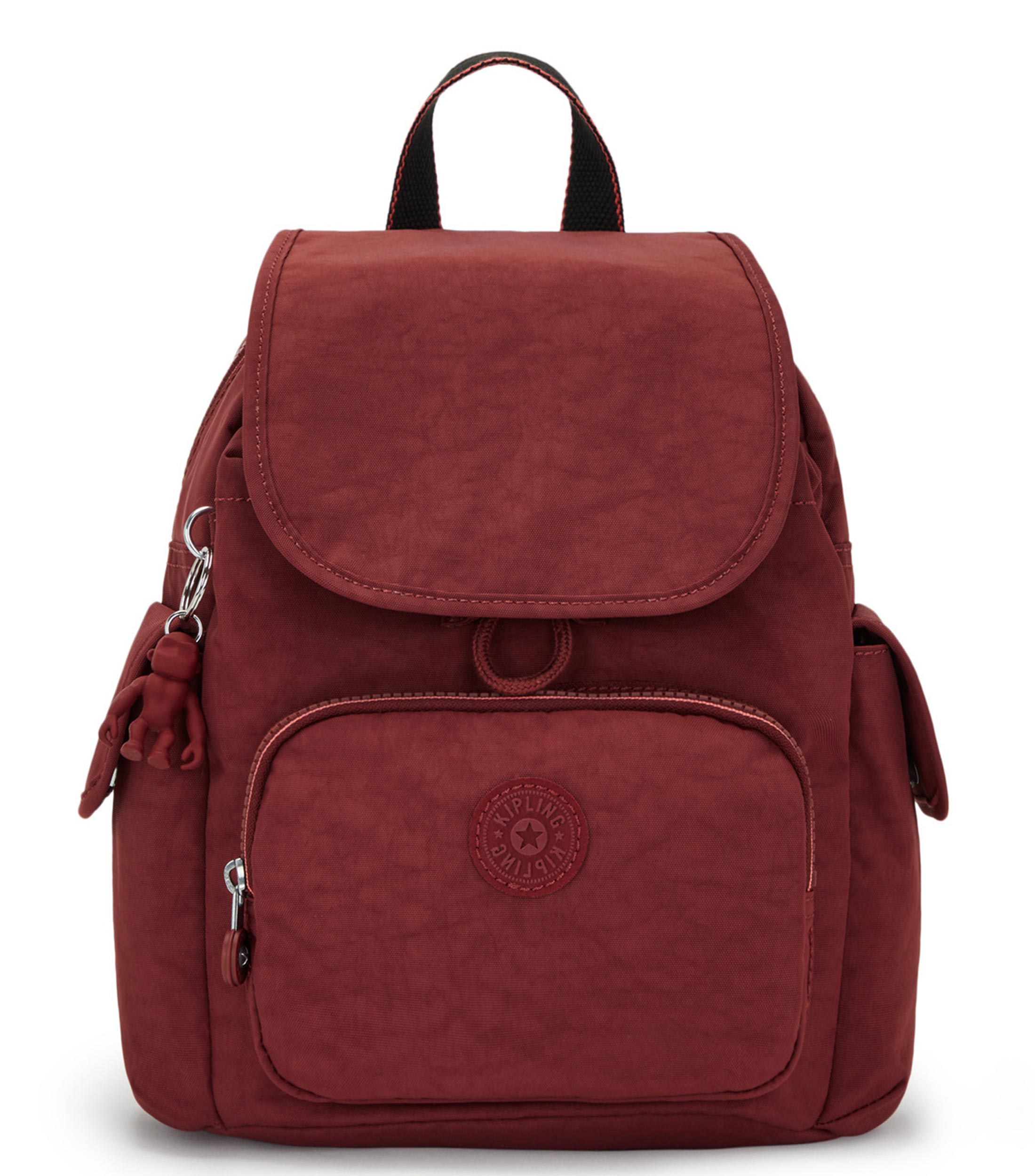 mochila kipling roja