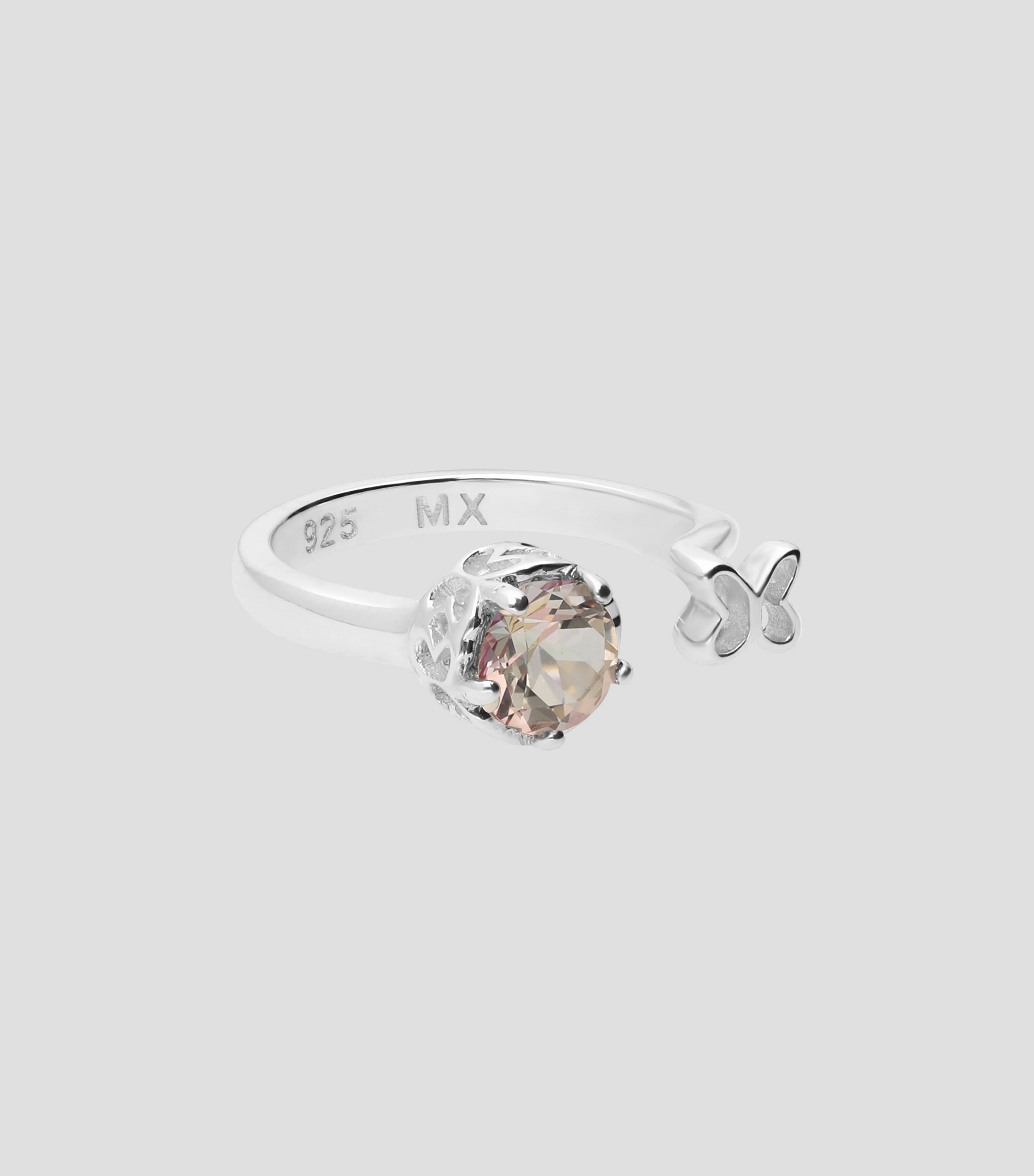 Anillo en Plata .925 Valeska con Topacio Mujer