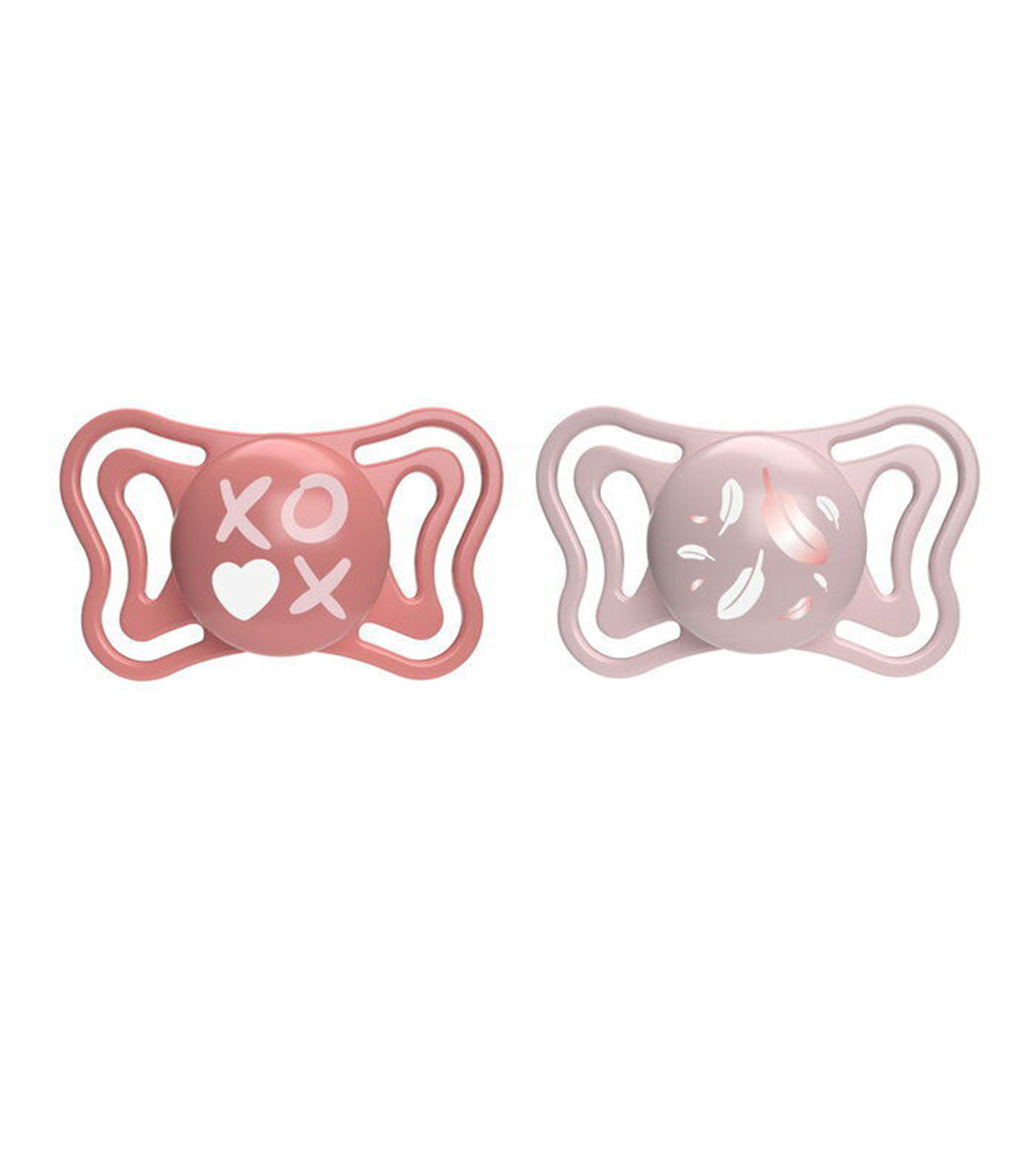 Set de 2 chupones Physioforma Light Rosa 6 - 16 meses