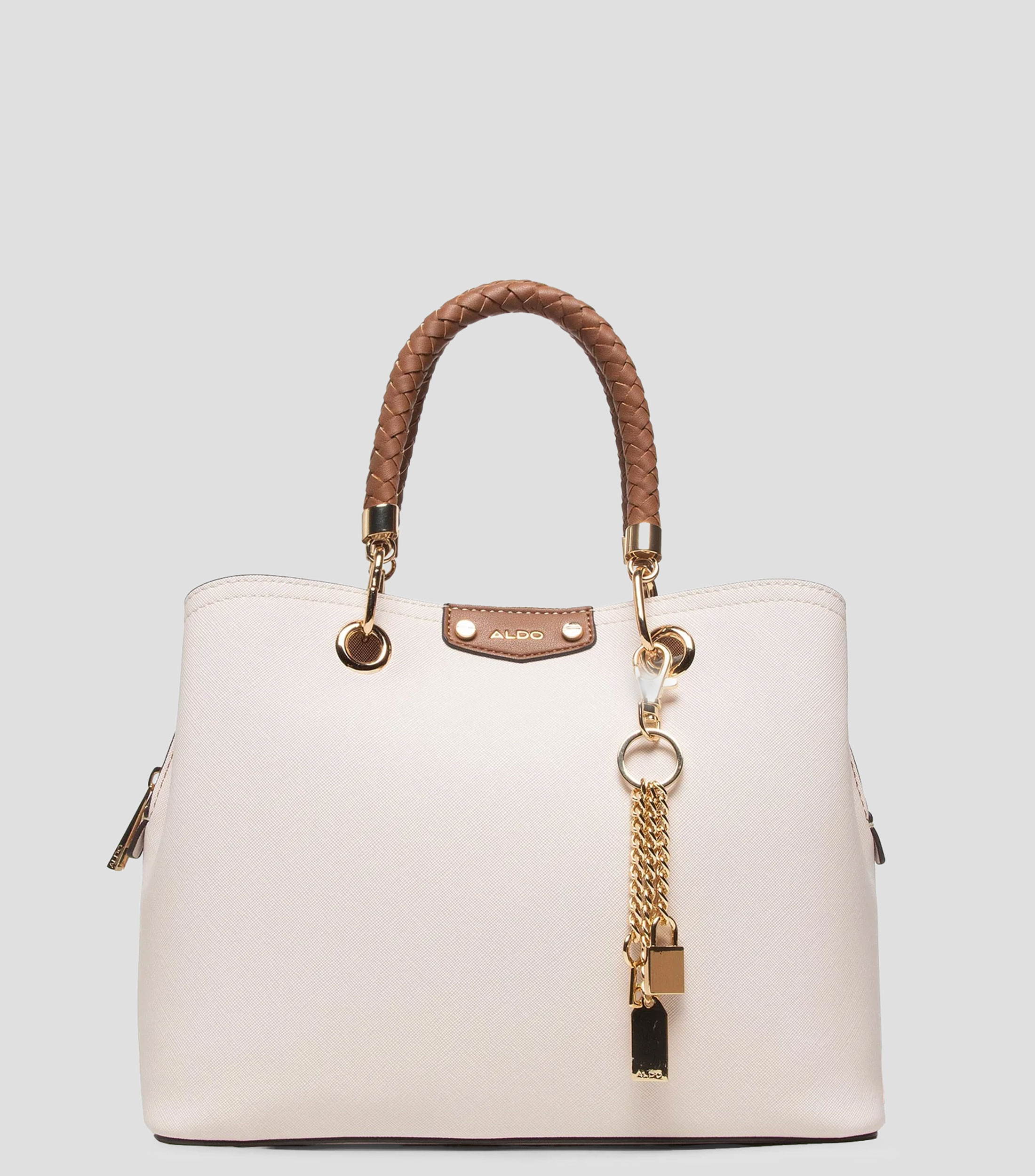 Bolsa Satchel Lothycan con microdiseños Mujer