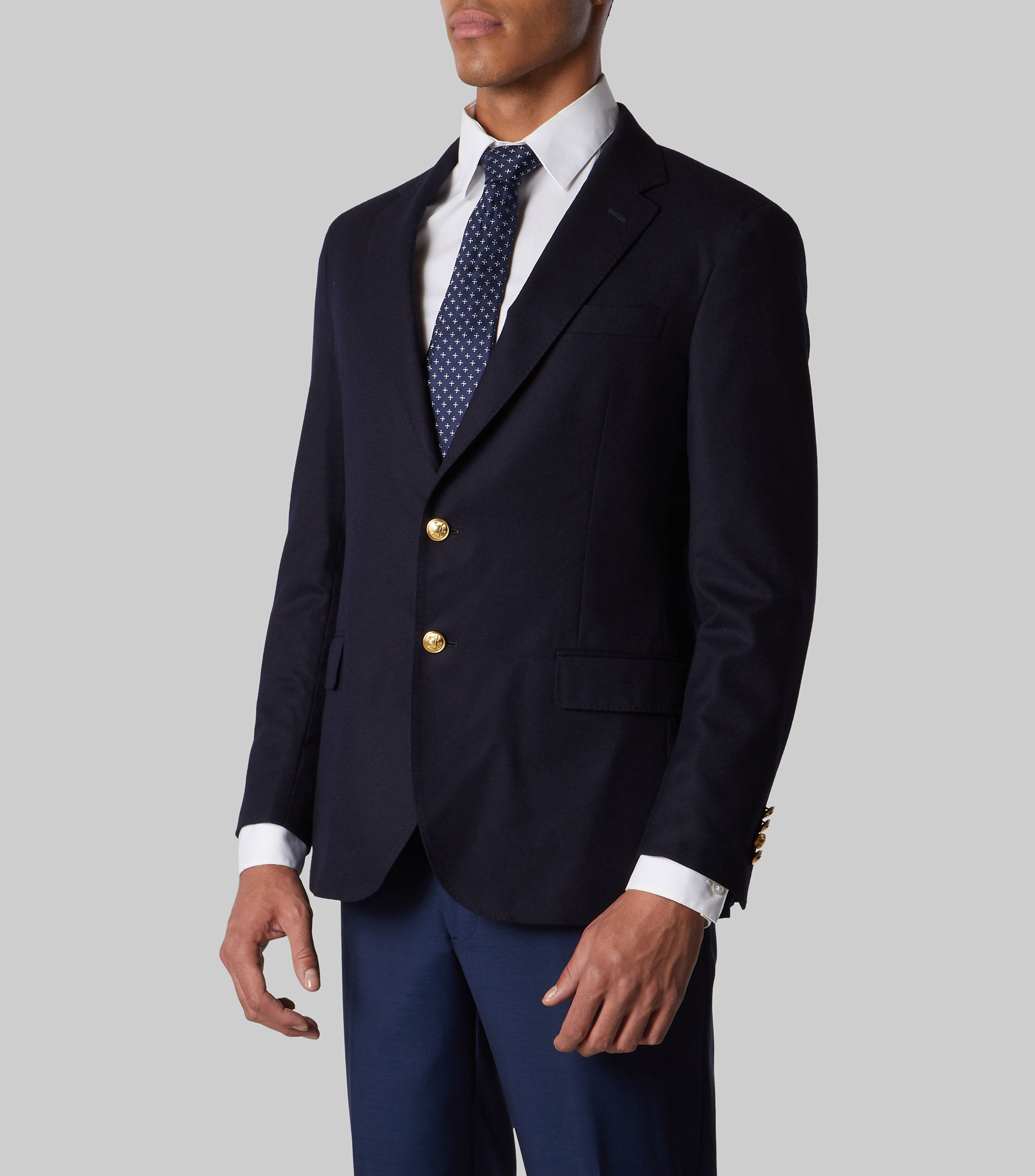Blazer Ralph Lauren Polo Doeskin - Azul Marino