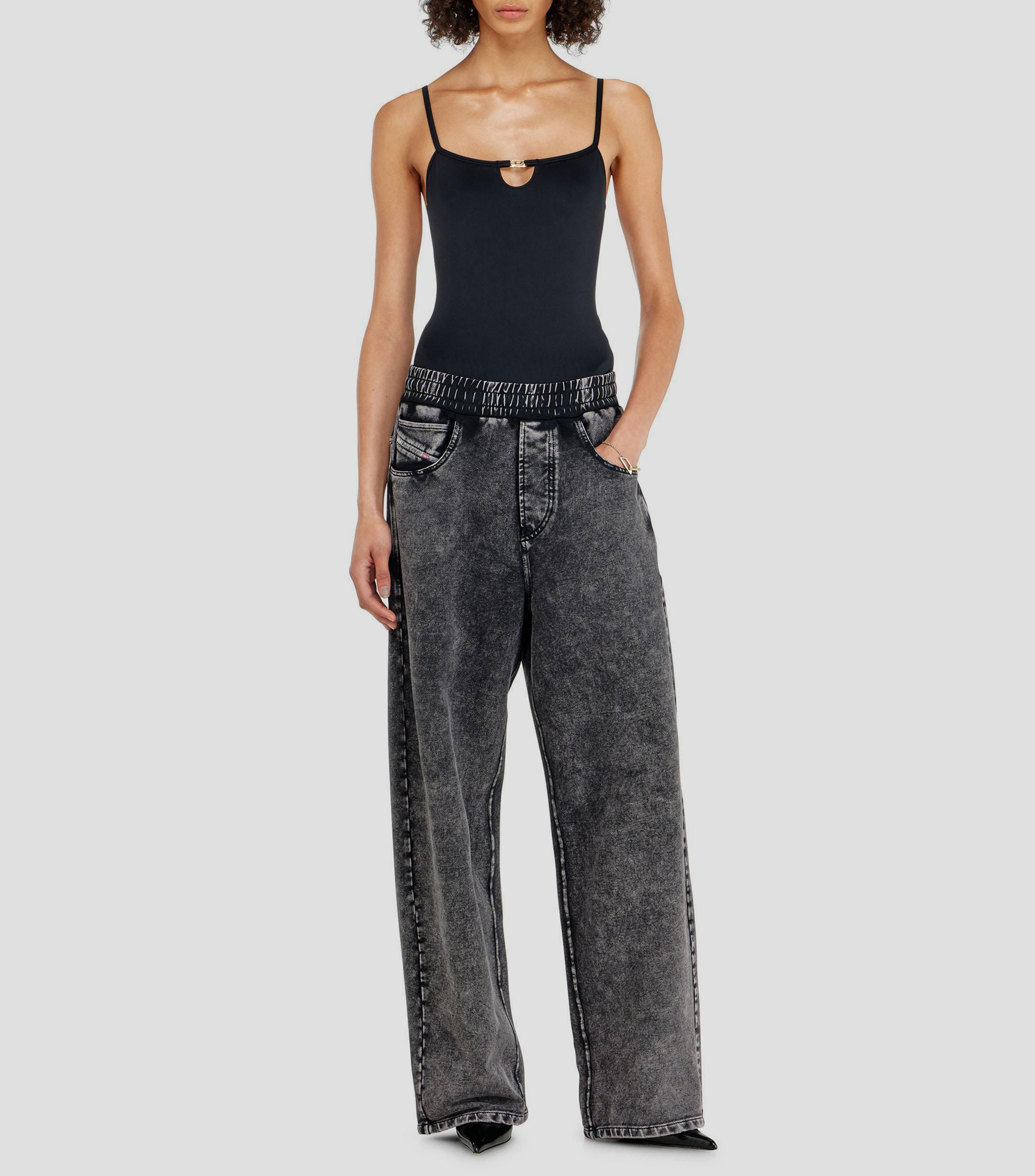 Body cuello redondo sin mangas Mujer