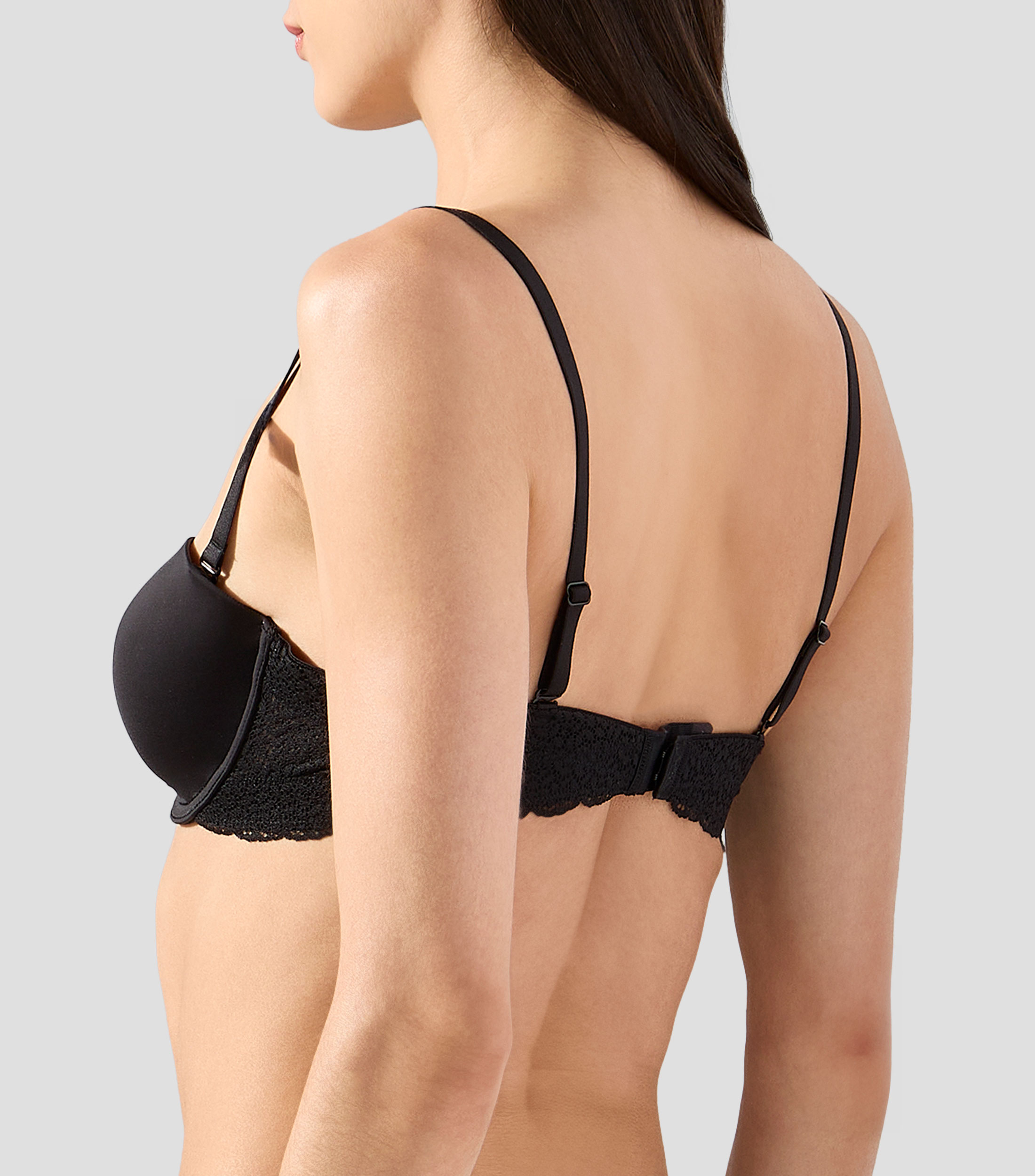 Brasier Modern Lace Strapless