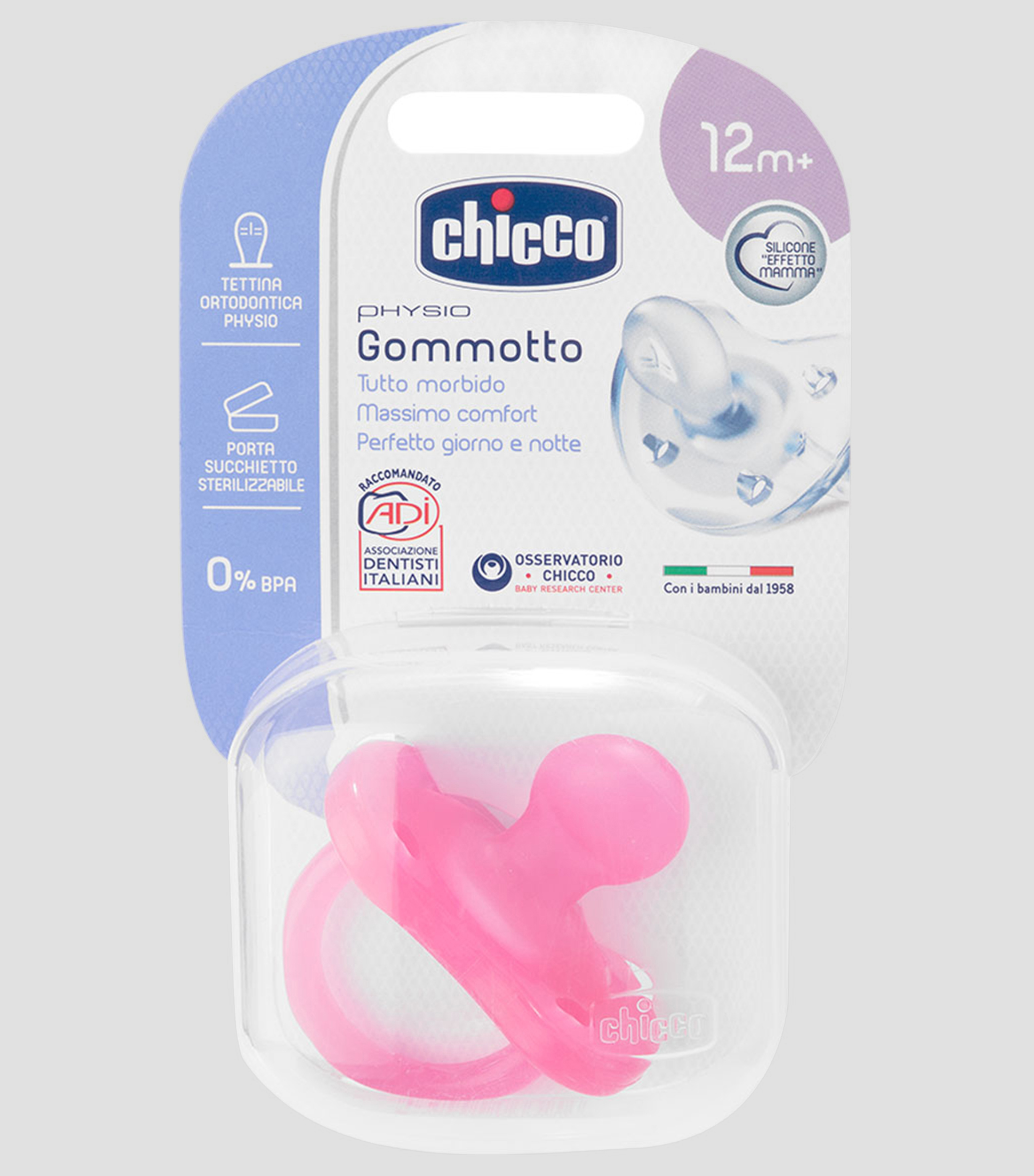 Chupón rosa PhysioForma Soft 16 - 36 meses